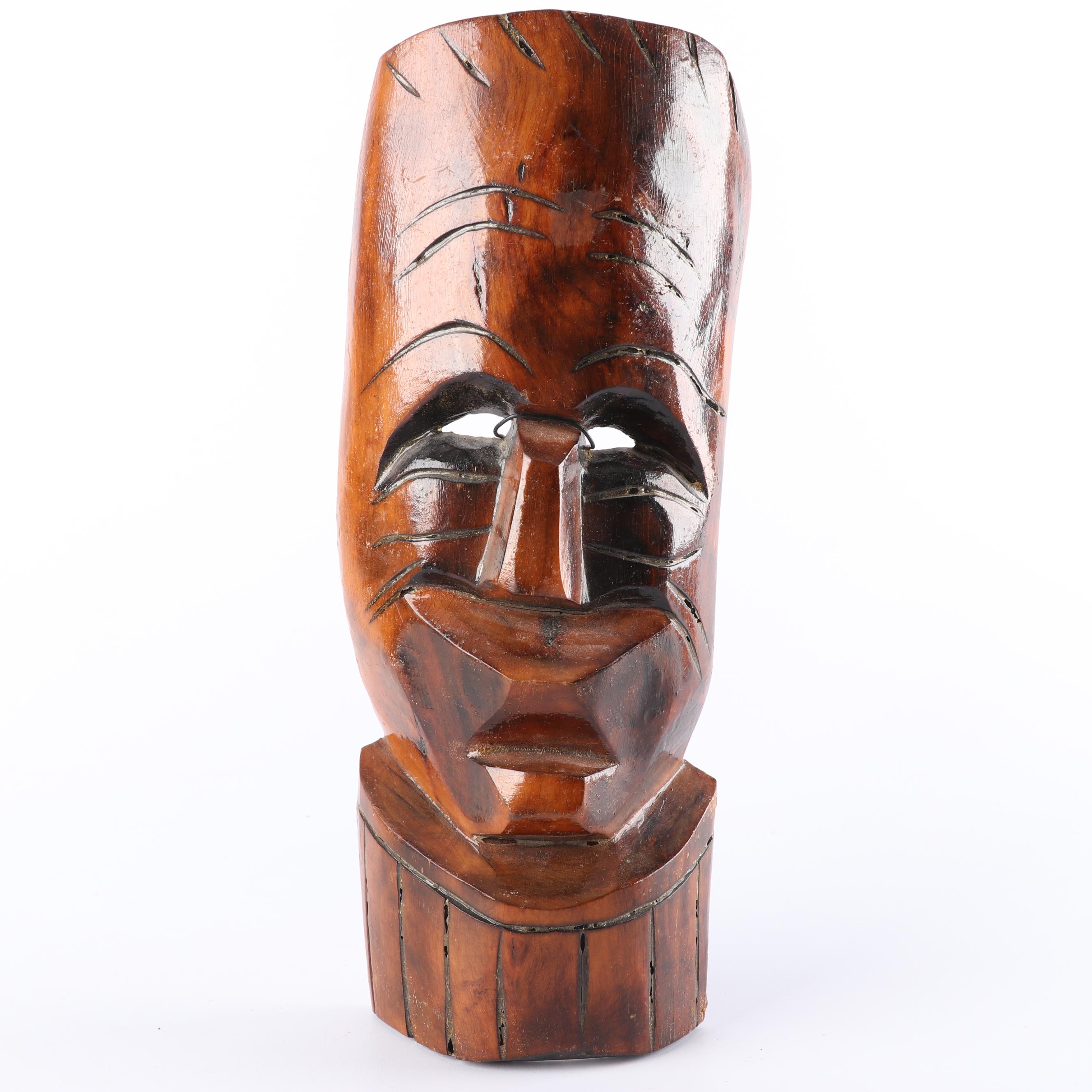 Carved Wooden Ethnographic Masks and Figurines