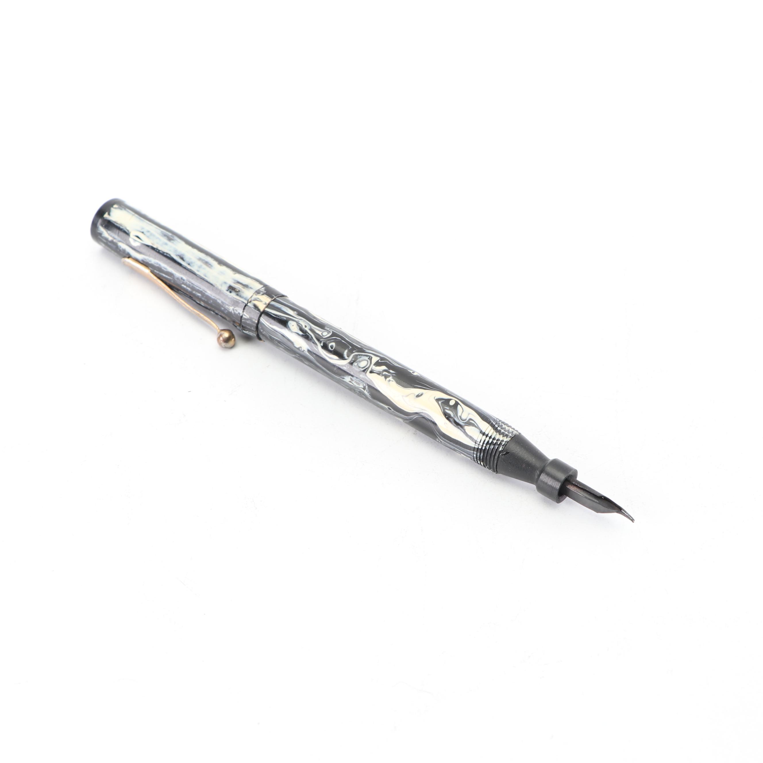 Vintage Combination Fountain Pen and Mechanical Pencil Writing Implement