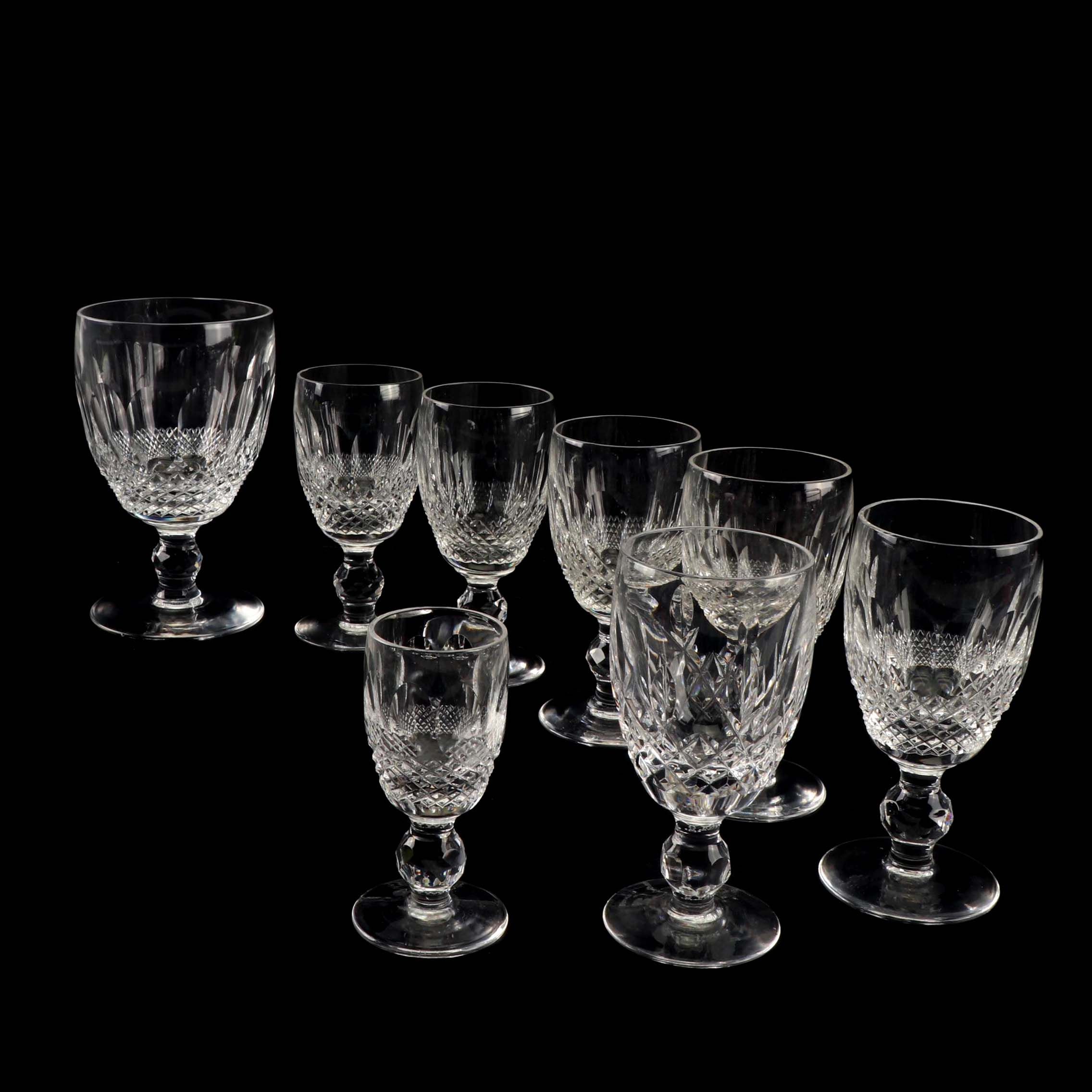 Waterford Crystal "Colleen" and "Kilcash" Stemware