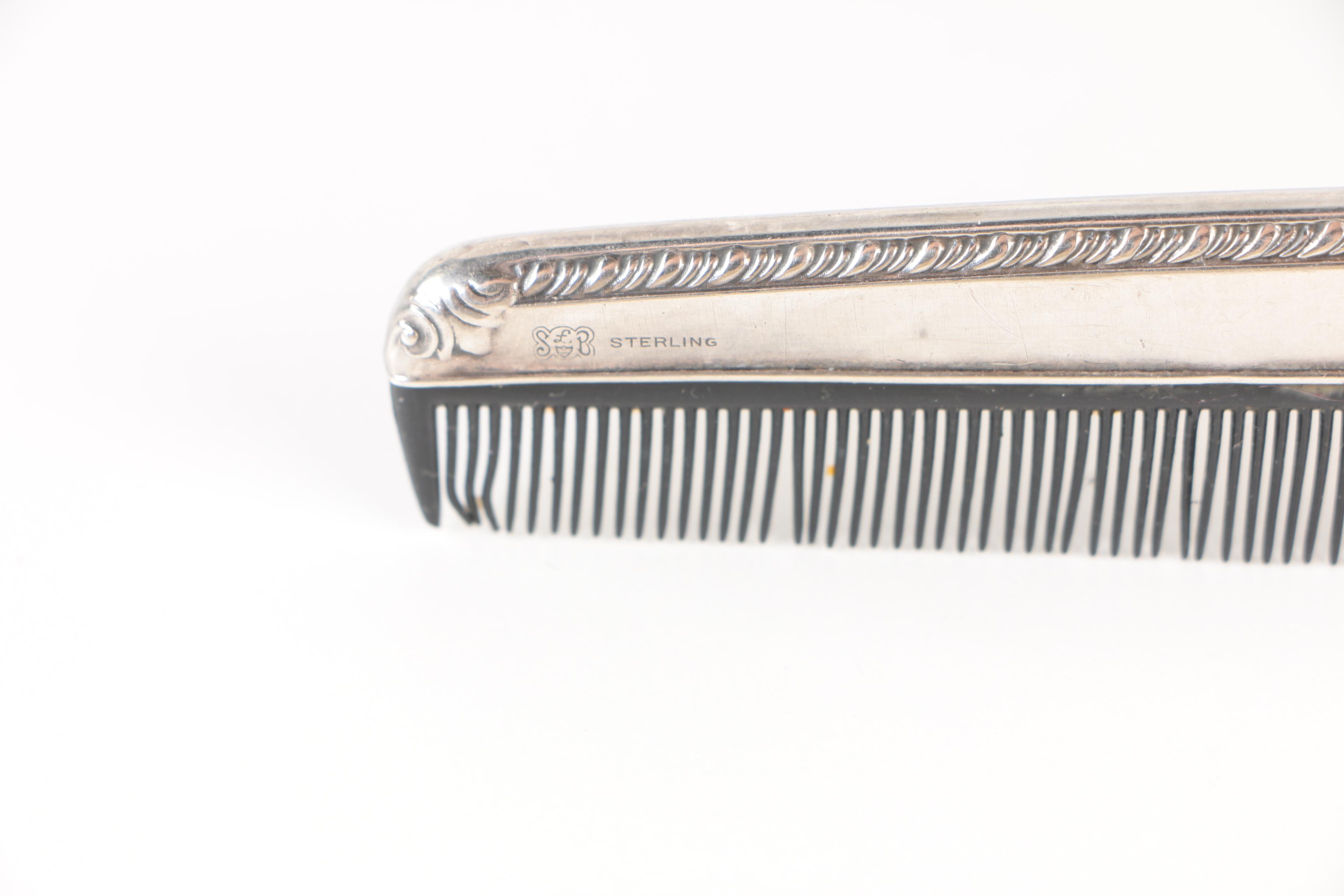 Gorham "Etruscan" Sterling Silver Handled Vanity Items, 20th Century