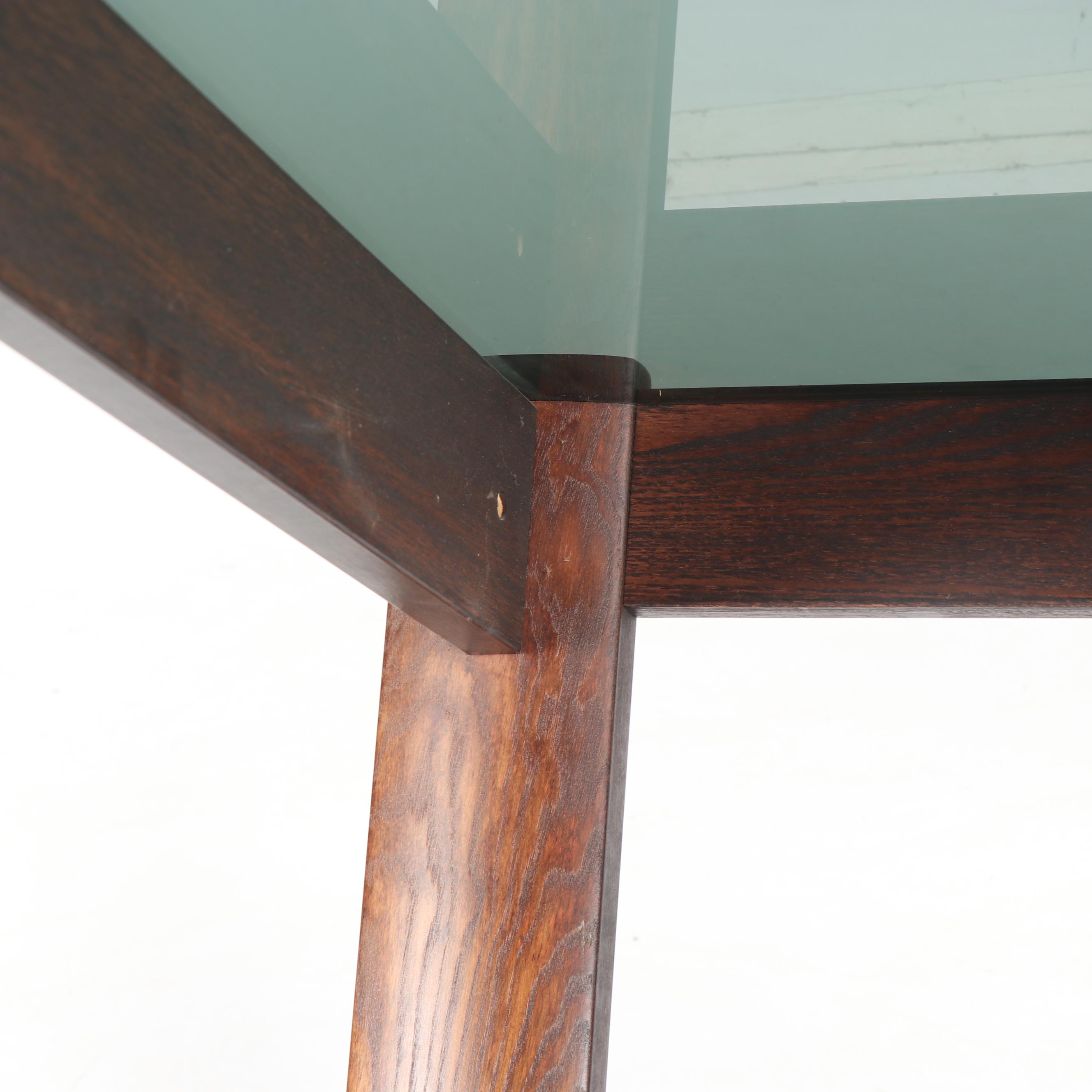 Mid Century Modern Rosewood Lafer Style Side Table, Mid 20th Century