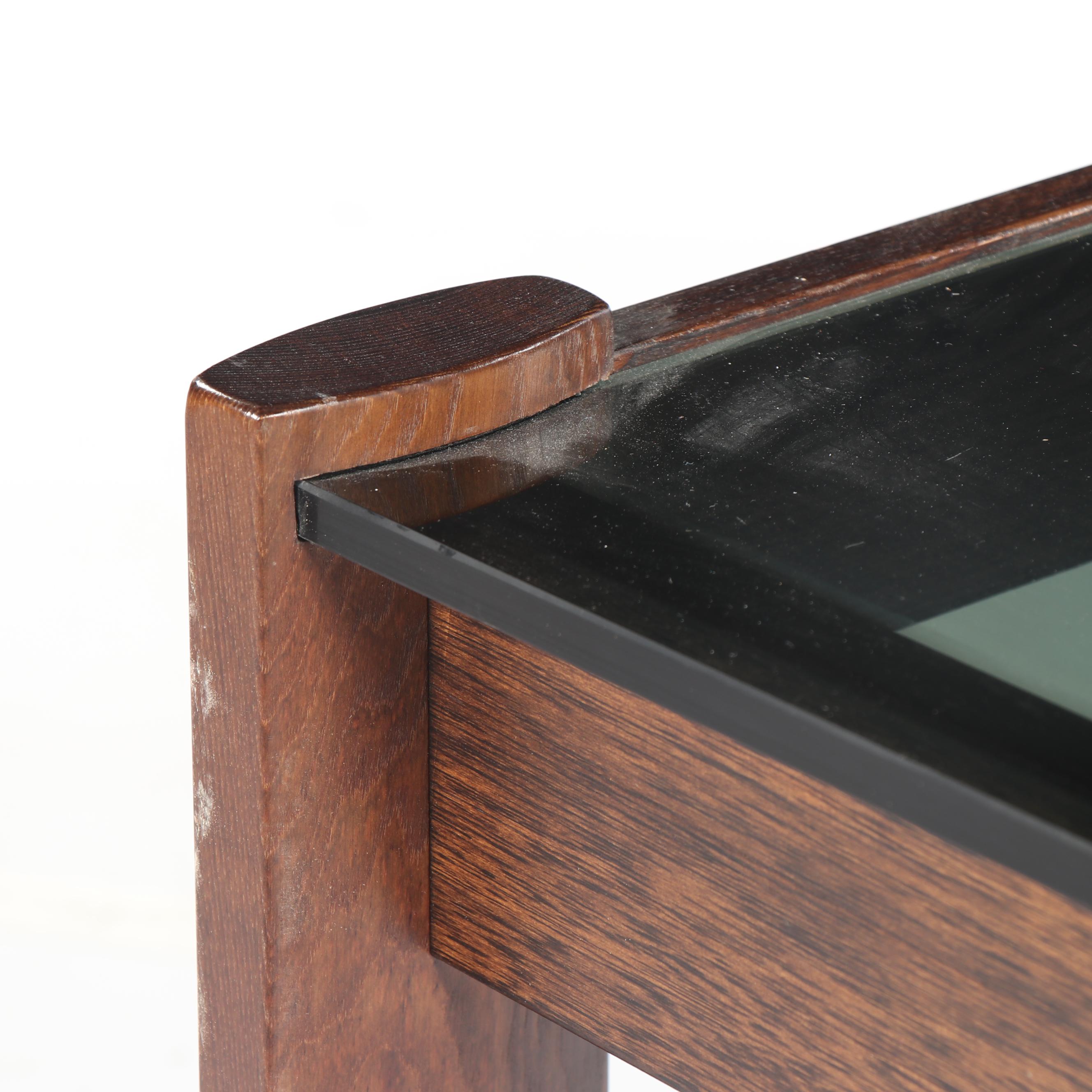 Mid Century Modern Rosewood Lafer Style Side Table, Mid 20th Century