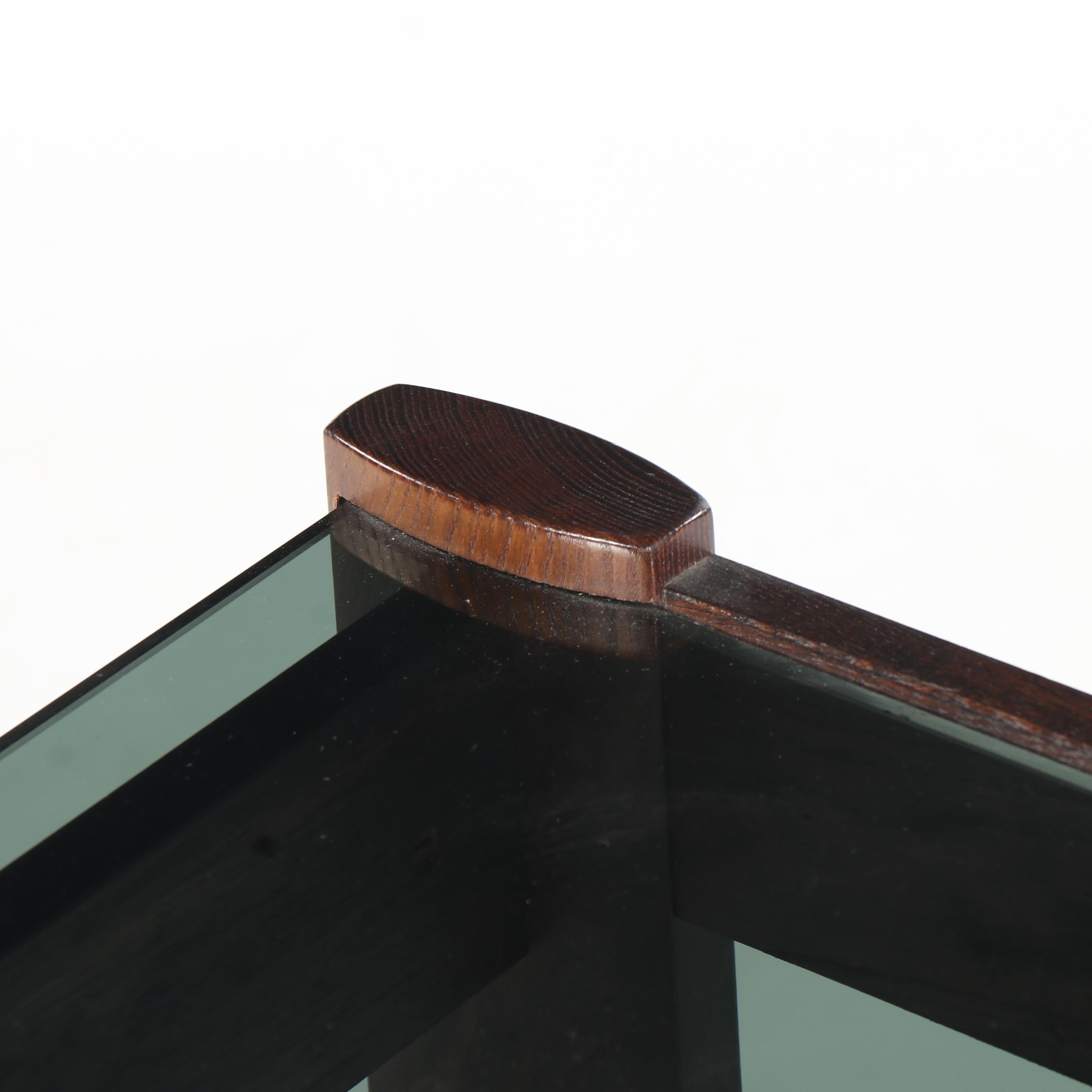 Mid Century Modern Rosewood Lafer Style Side Table, Mid 20th Century