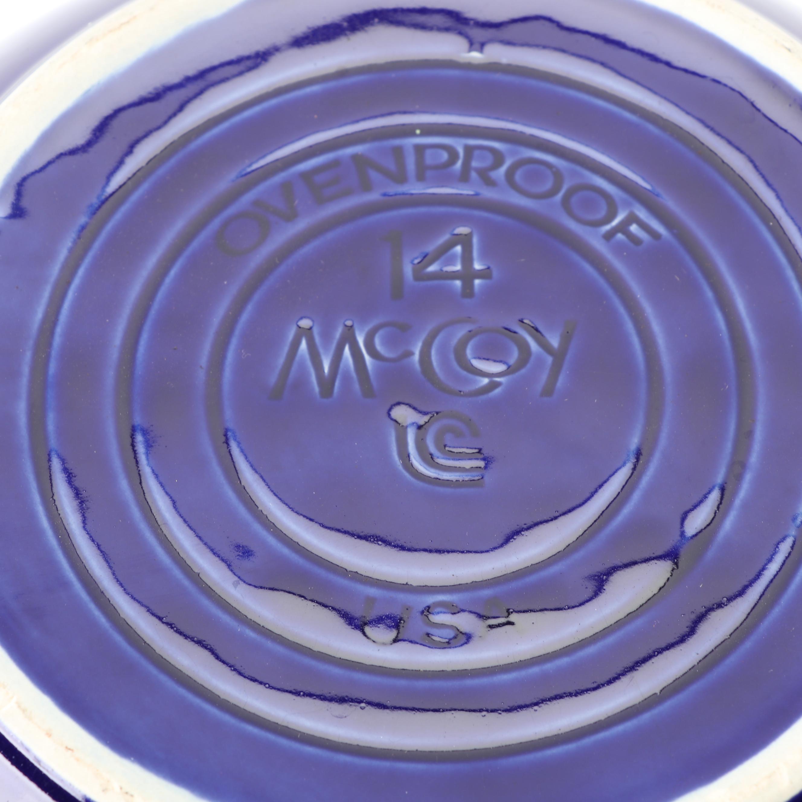 Longaberger "All American" Serveware and Basket with Mccoy Mixing Bowl and Dish