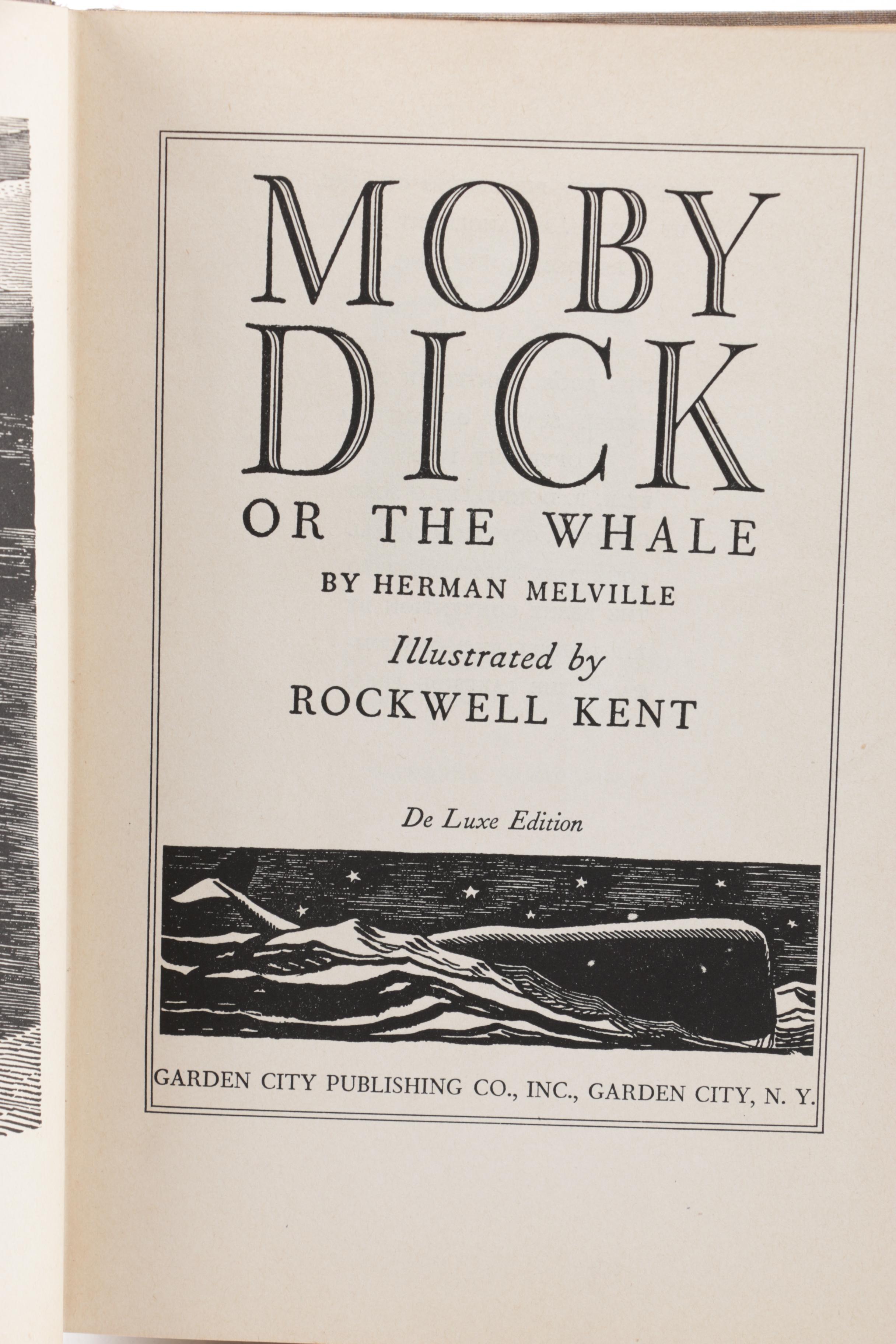 1937 Rockwell Kent Illustrated "Moby-Dick" by Herman Melville