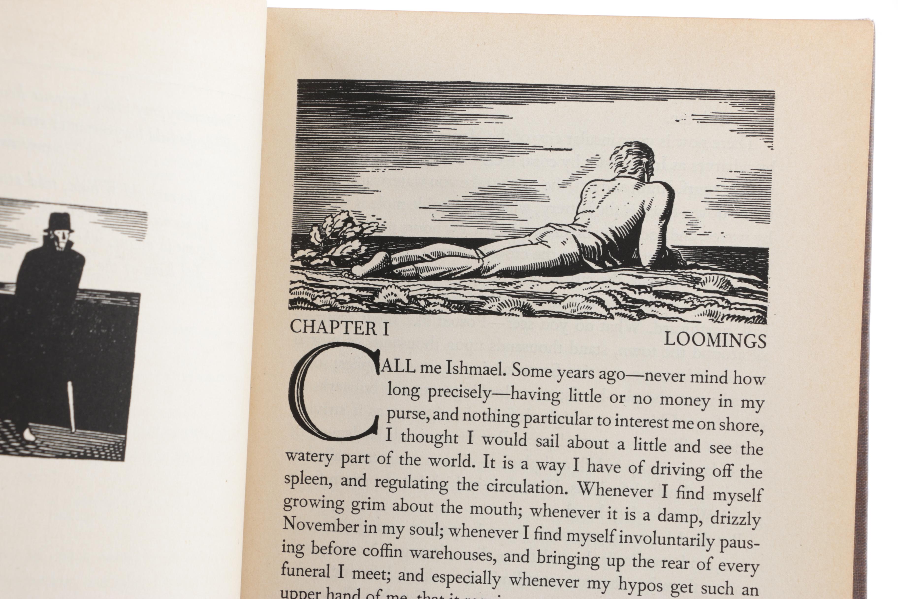 1937 Rockwell Kent Illustrated "Moby-Dick" by Herman Melville