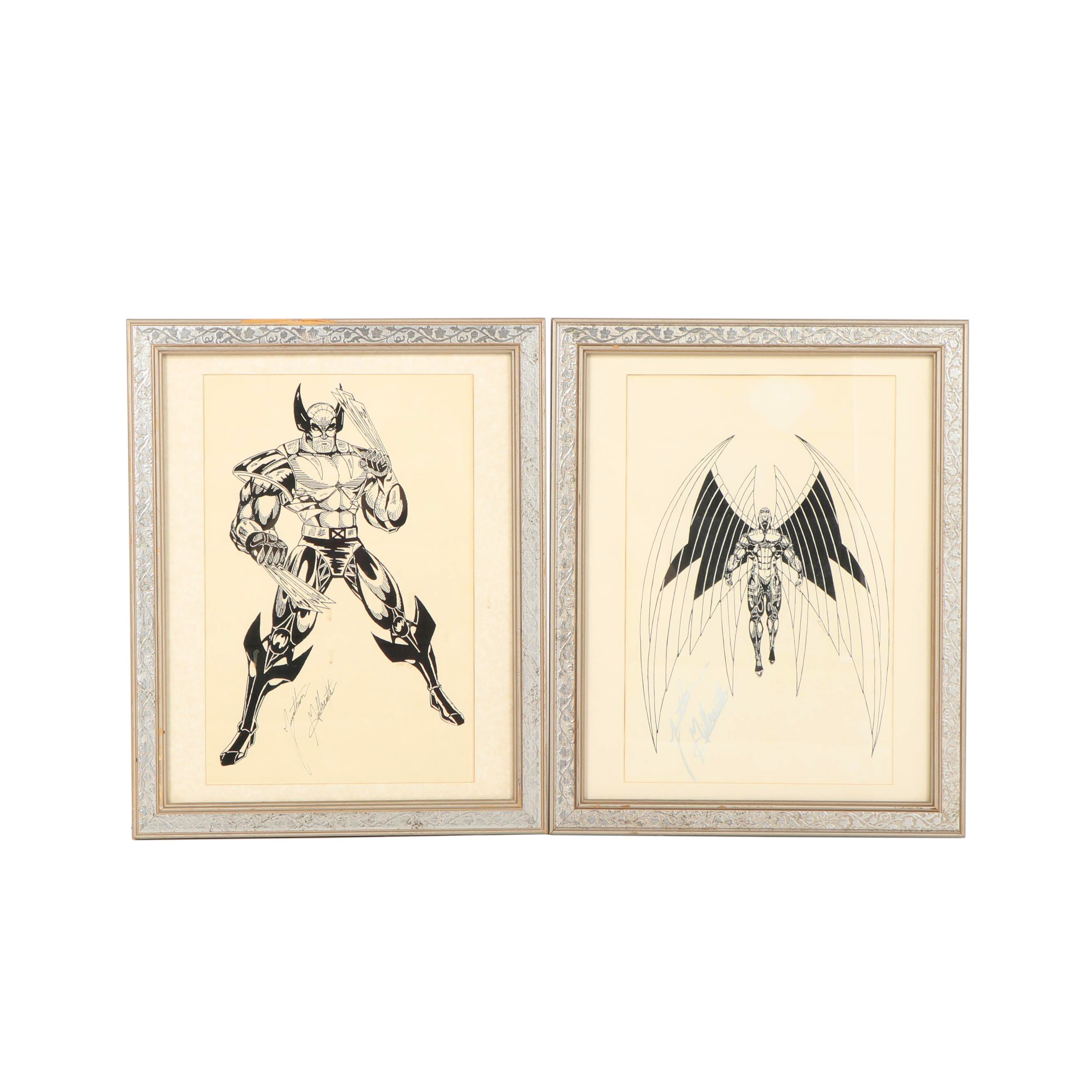 Ink Drawings after "X-Men"