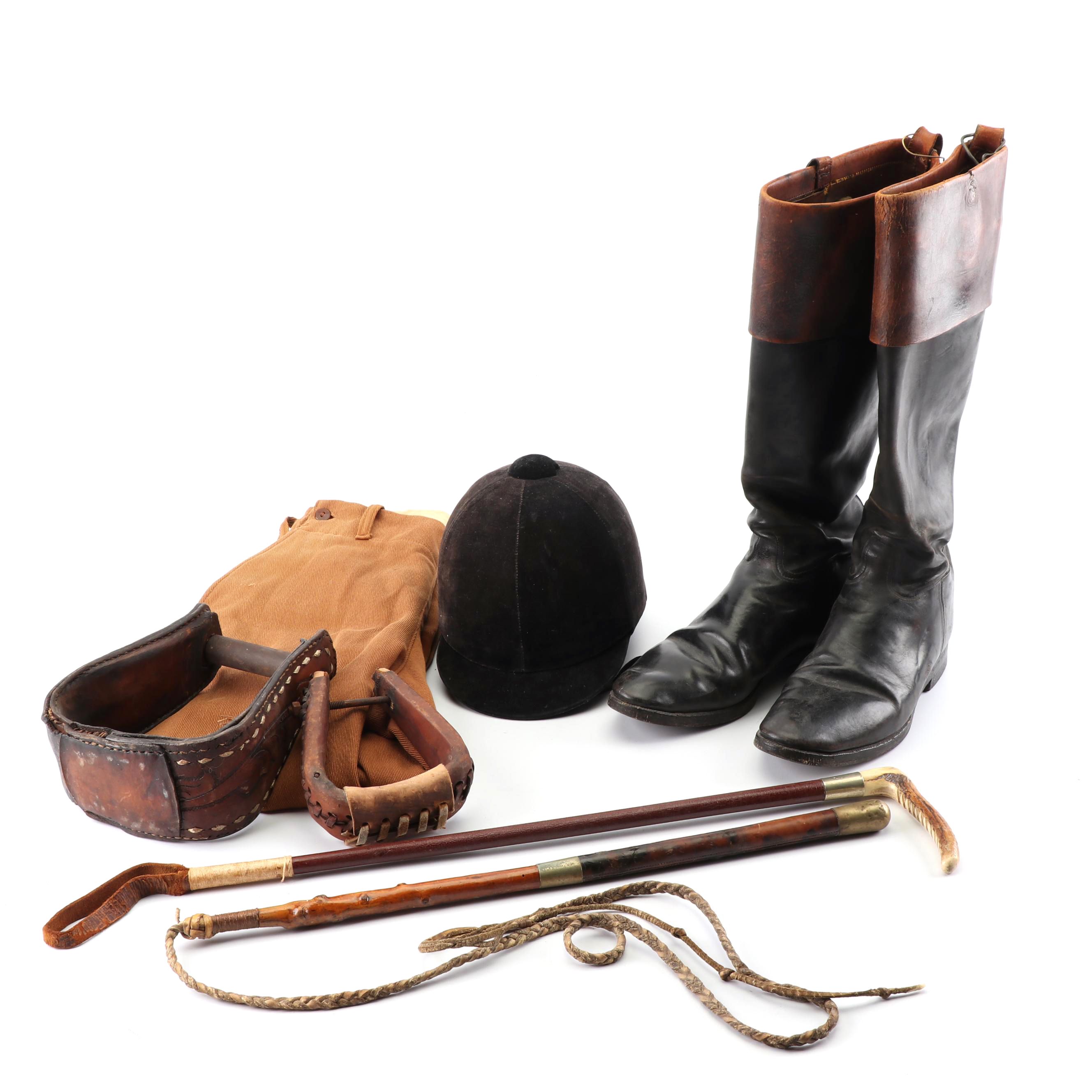 Equestrian Clothing and Accessories including Velvet Somerset cap