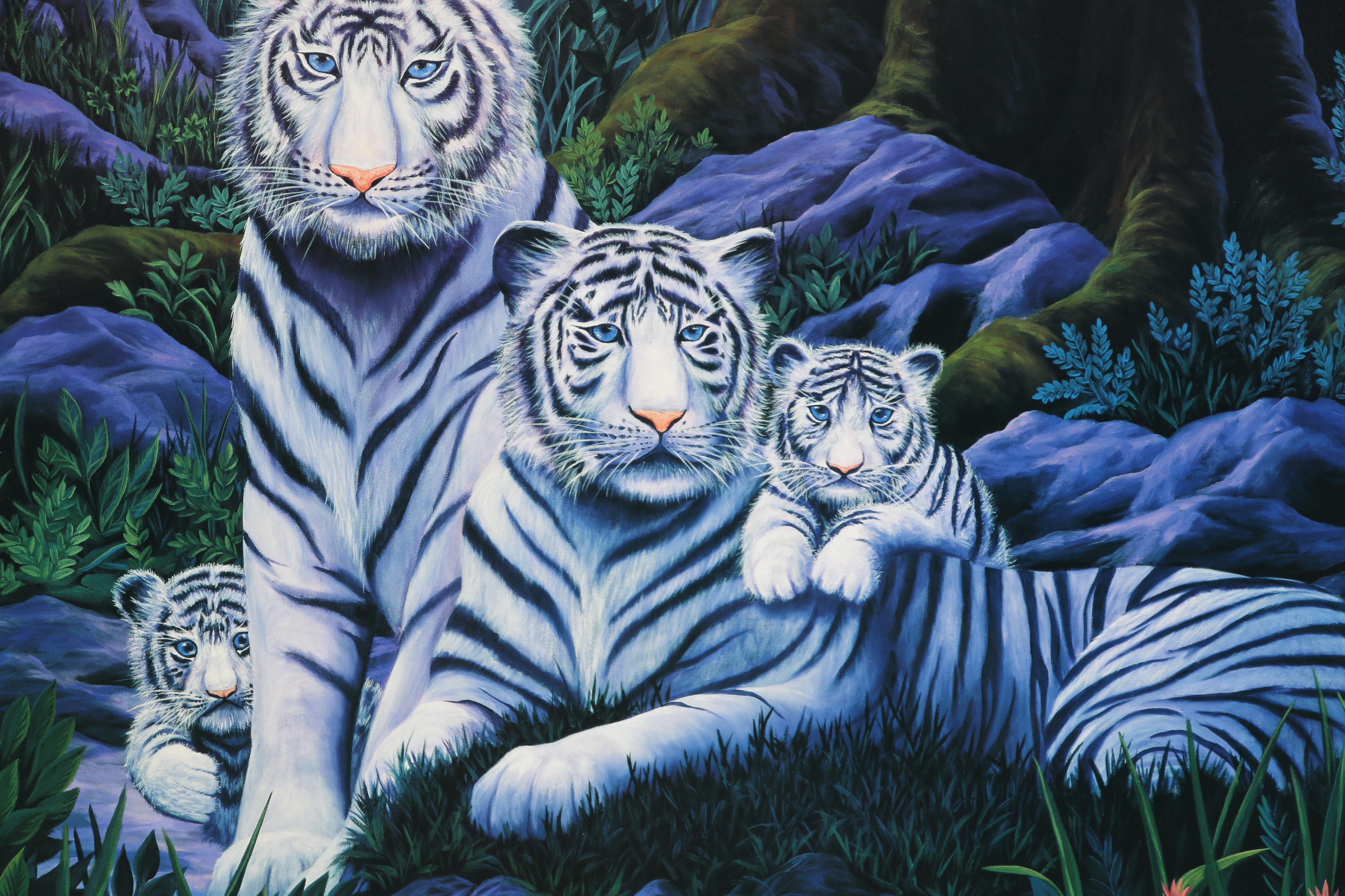 Offset Lithograph After Eric Van Raemdonck "Savage Grace"