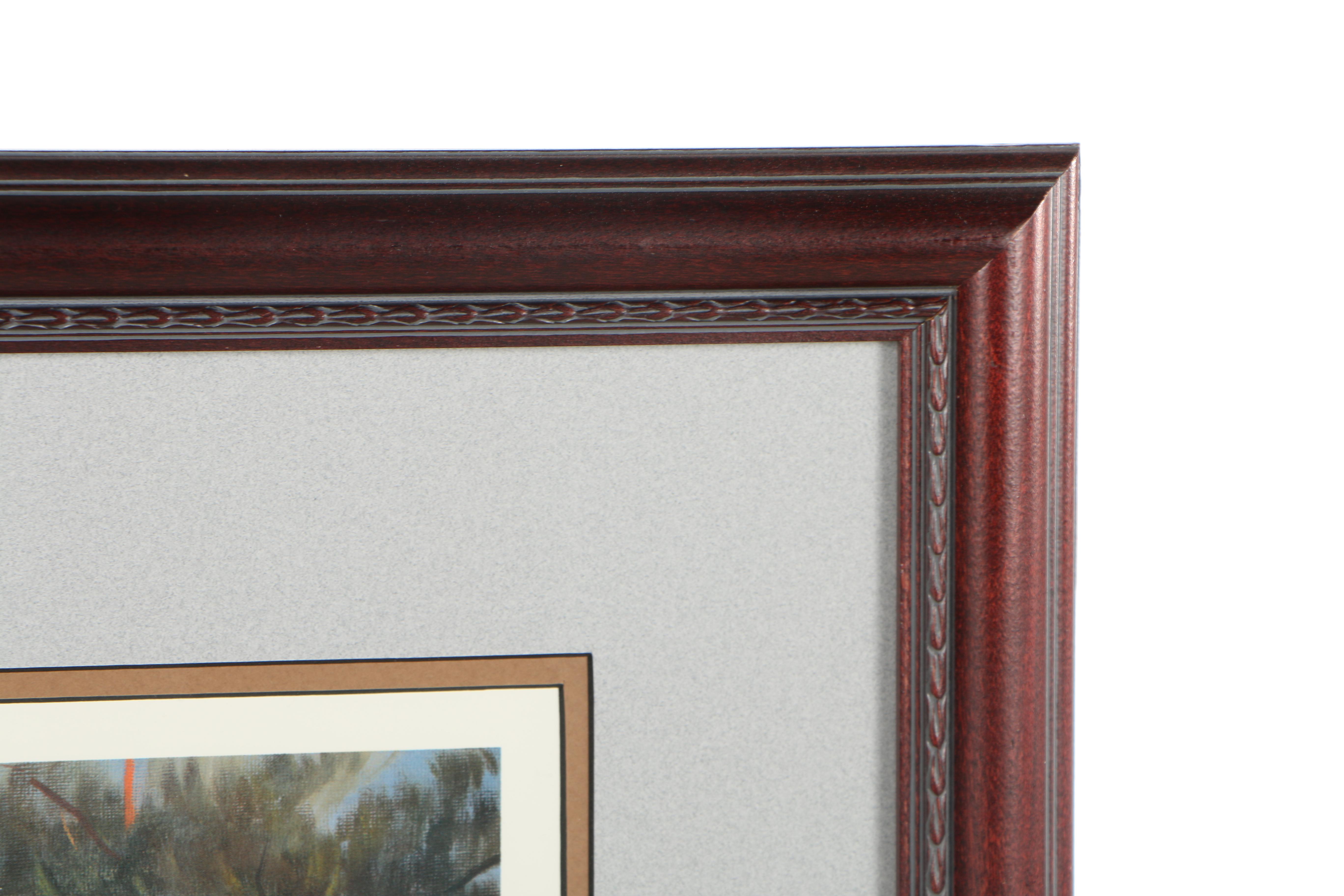 Nancy P. Compton Offset Lithograph "Sleeping at the Barn"