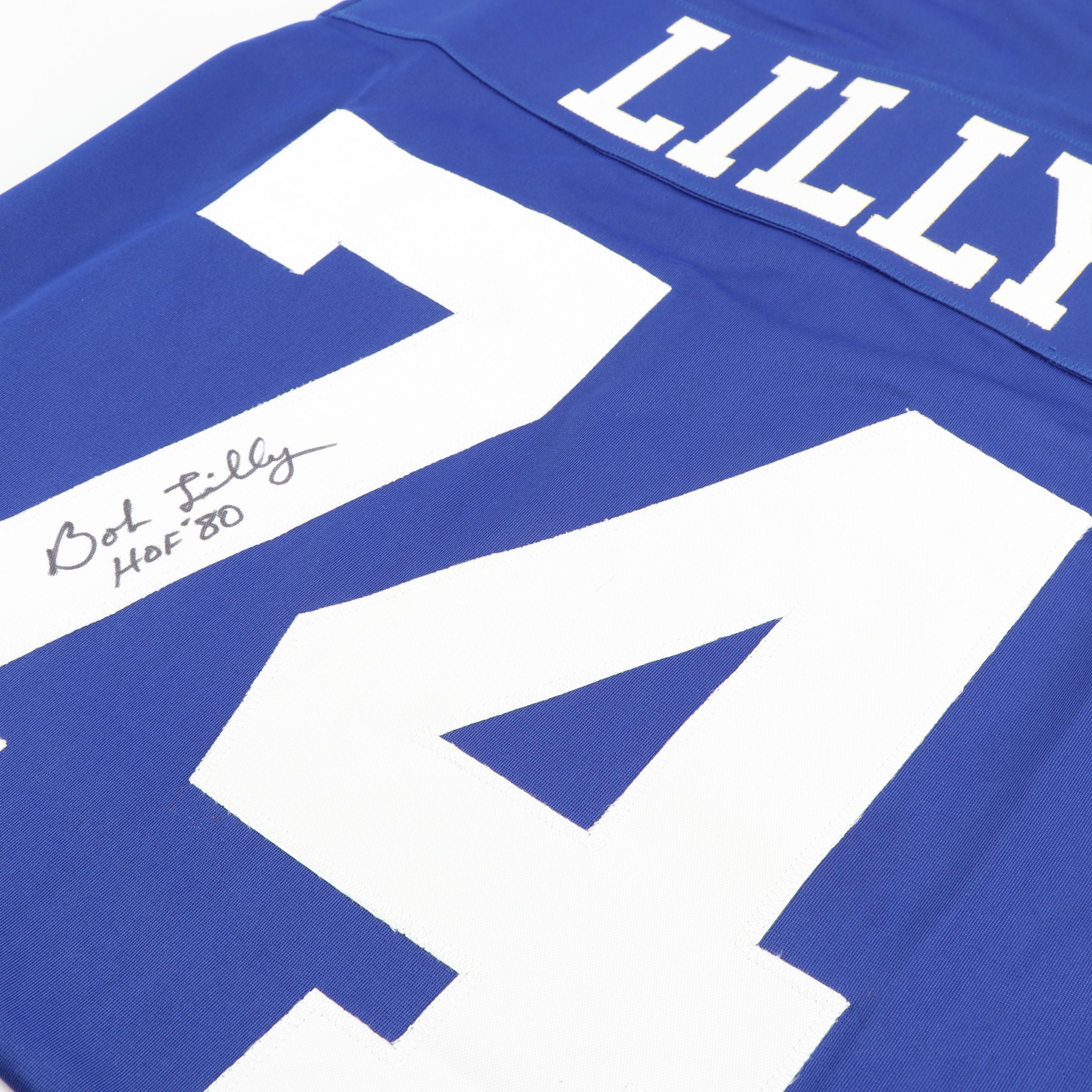 Bob Lilly Autographed Dallas Cowboys Replica Jersey - JSA COA