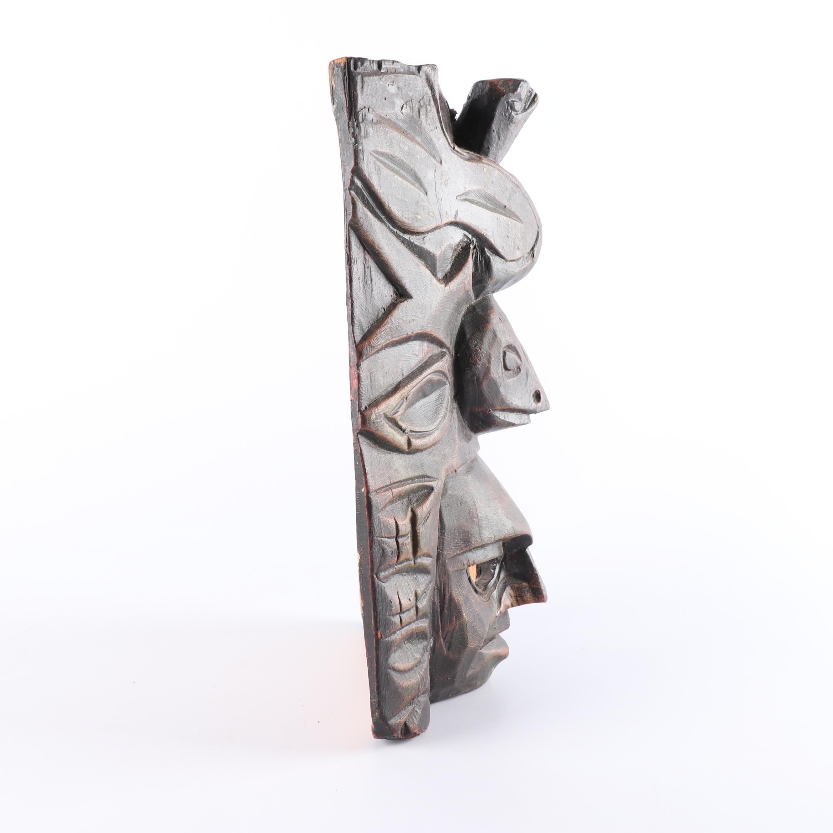 East African and Mexican Style Wood Masks and Carvings