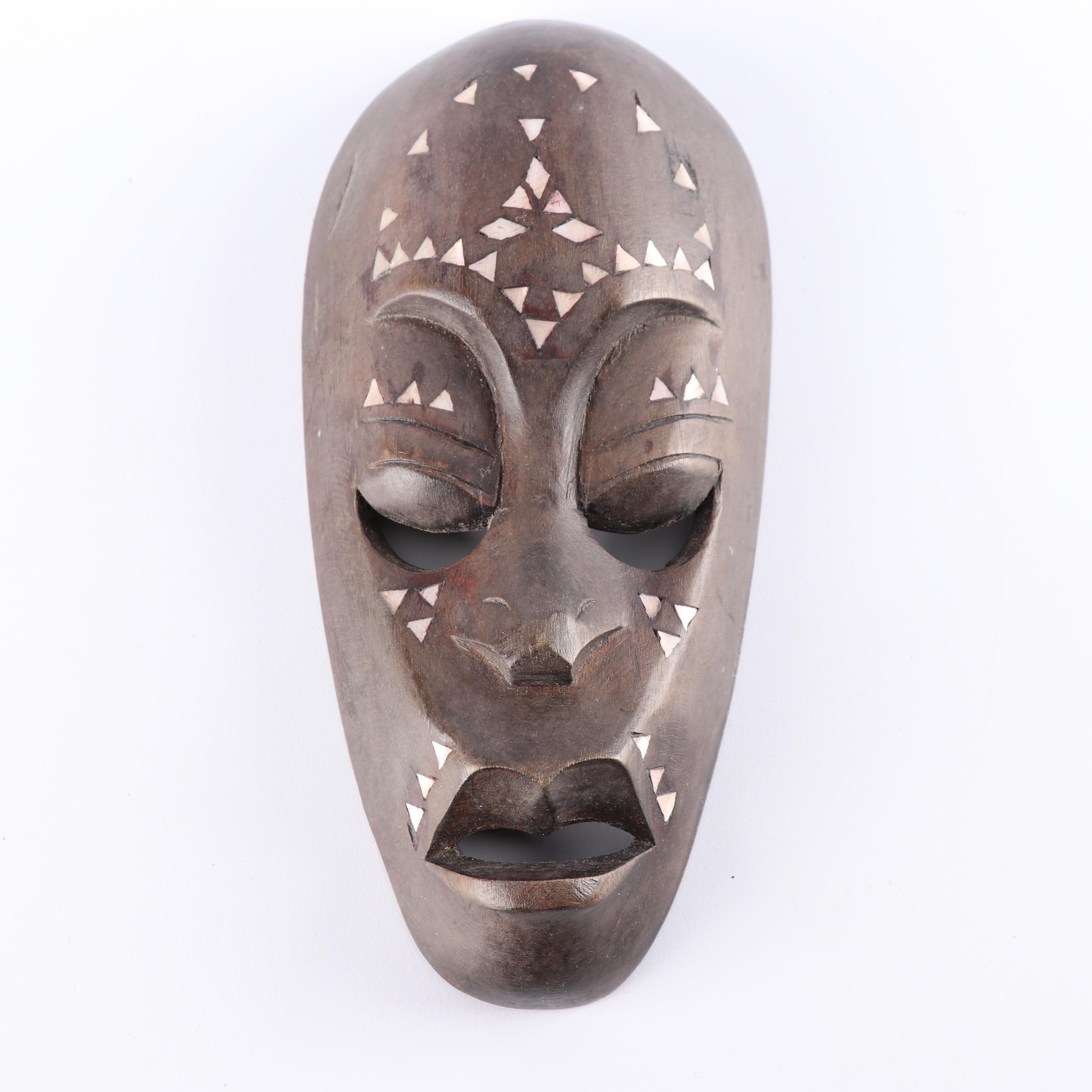East African and Mexican Style Wood Masks and Carvings