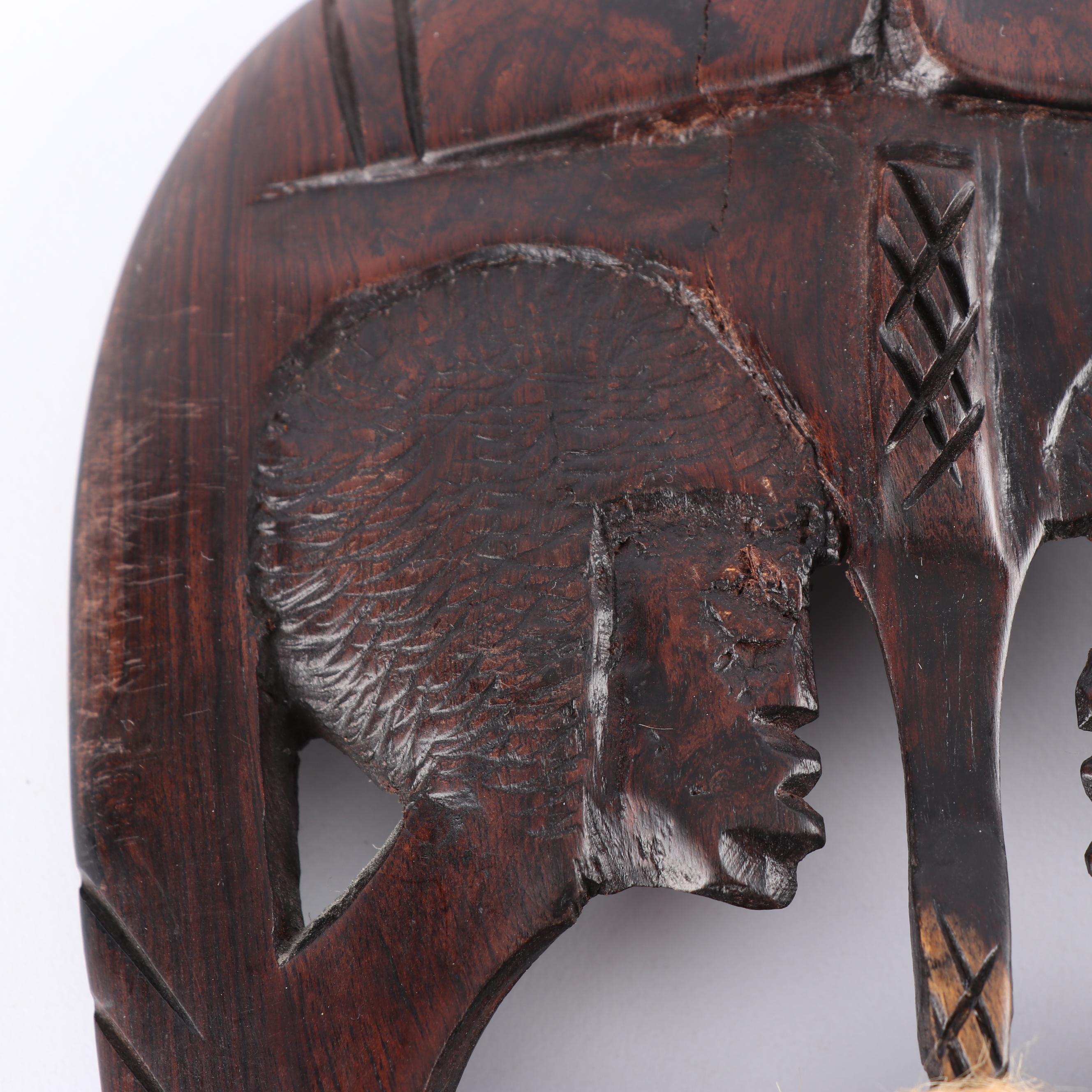 East African and Mexican Style Wood Masks and Carvings