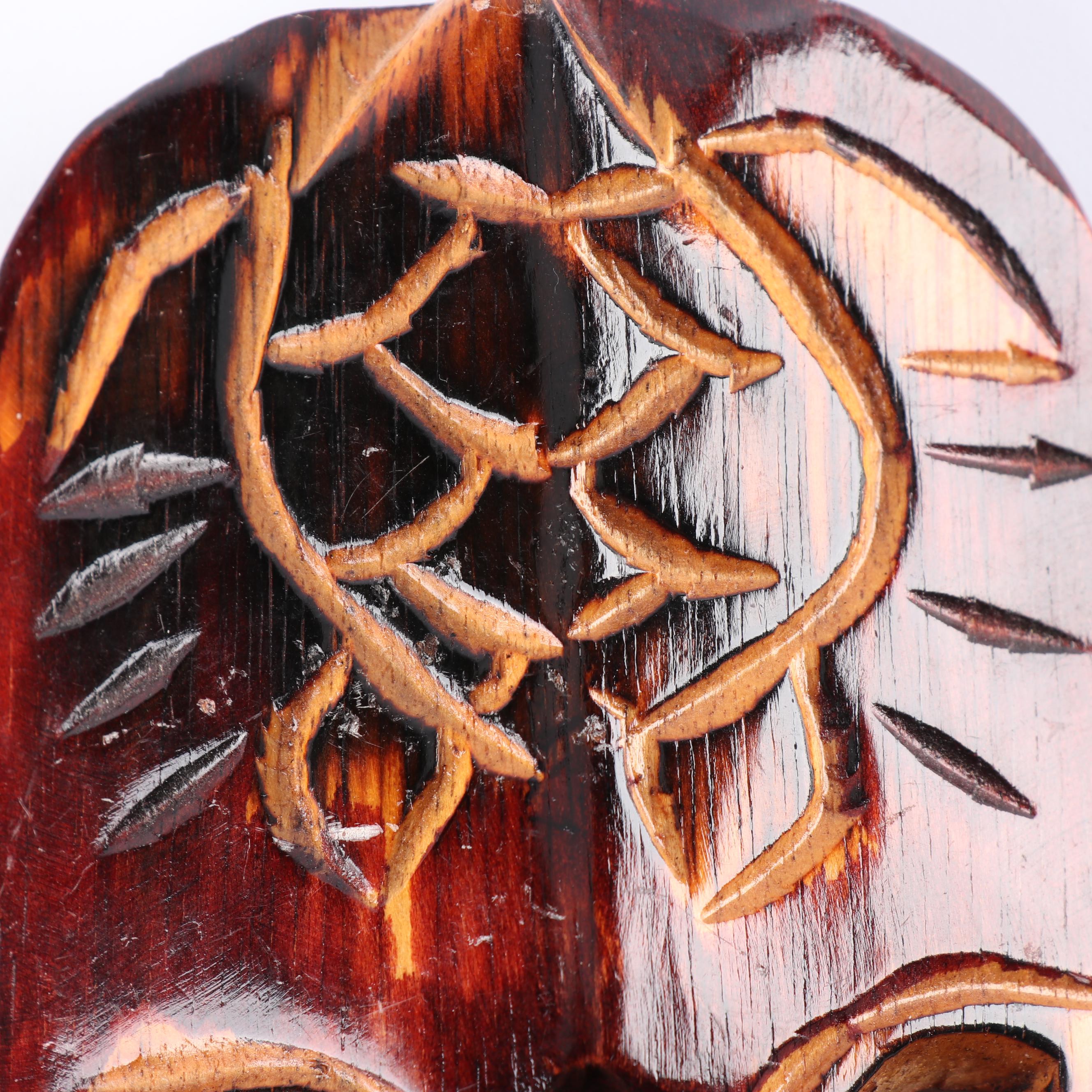 East African and Mexican Style Wood Masks and Carvings