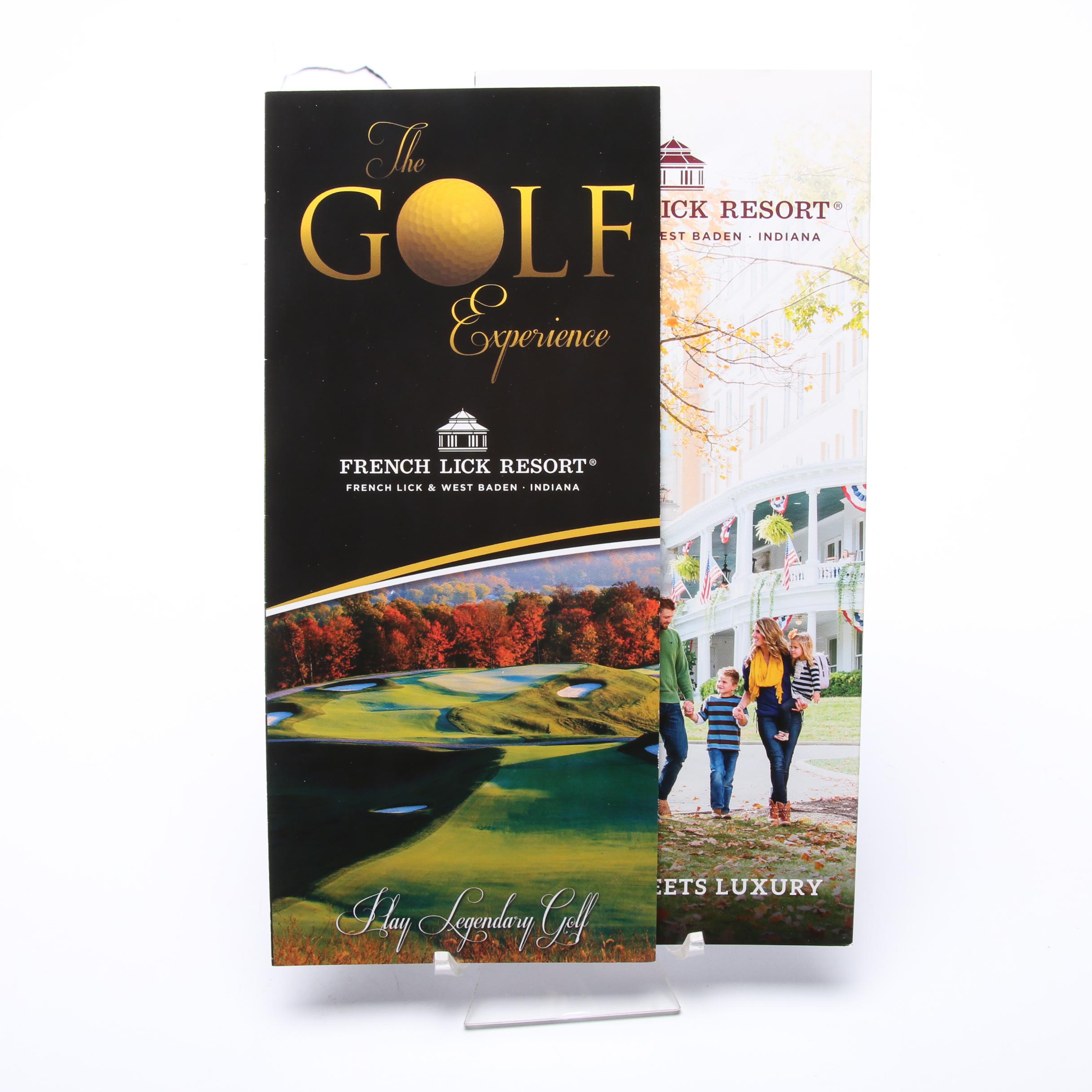 French Lick Resort Certificate for One Night Stay and Round of Golf