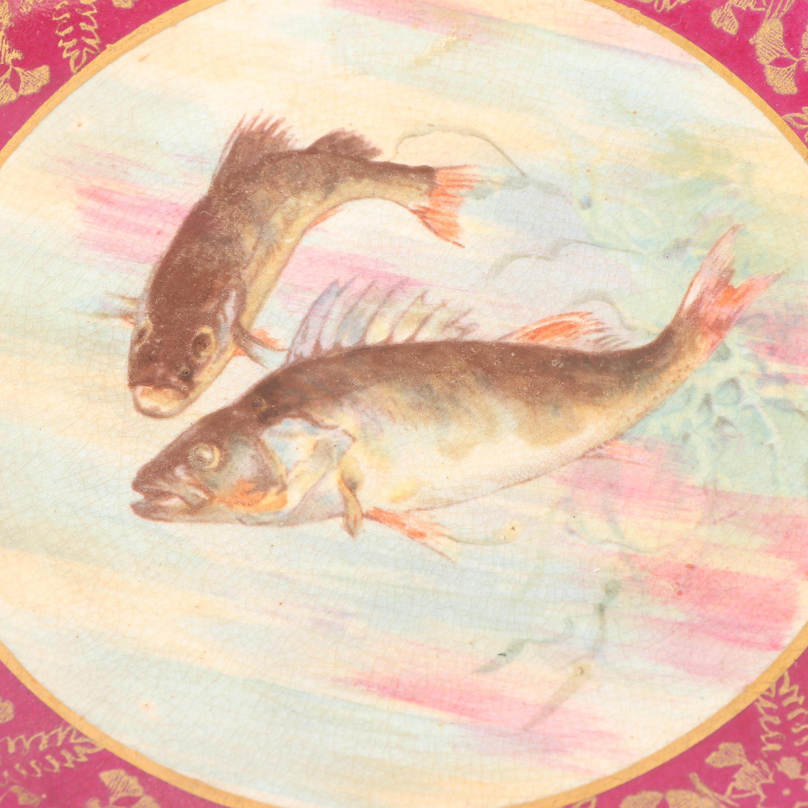 Empire Works Earthenware Fish Service, Circa 1896-1912