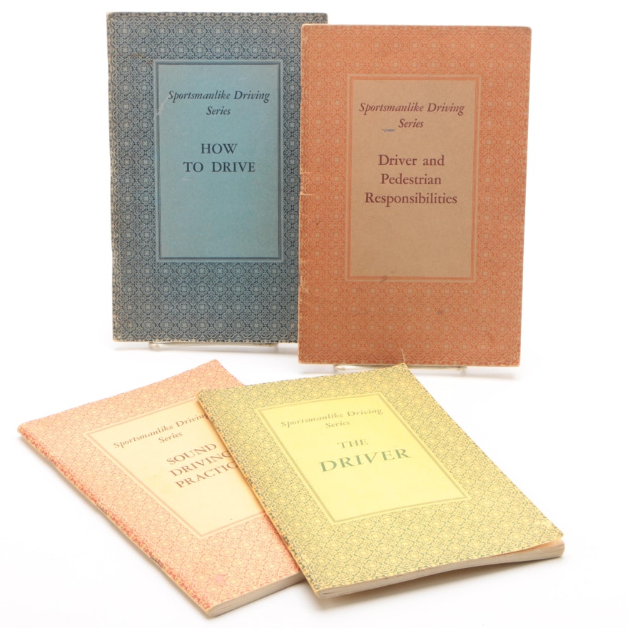 1930s Illustrated "Sportsmanlike Driving Series" Booklets