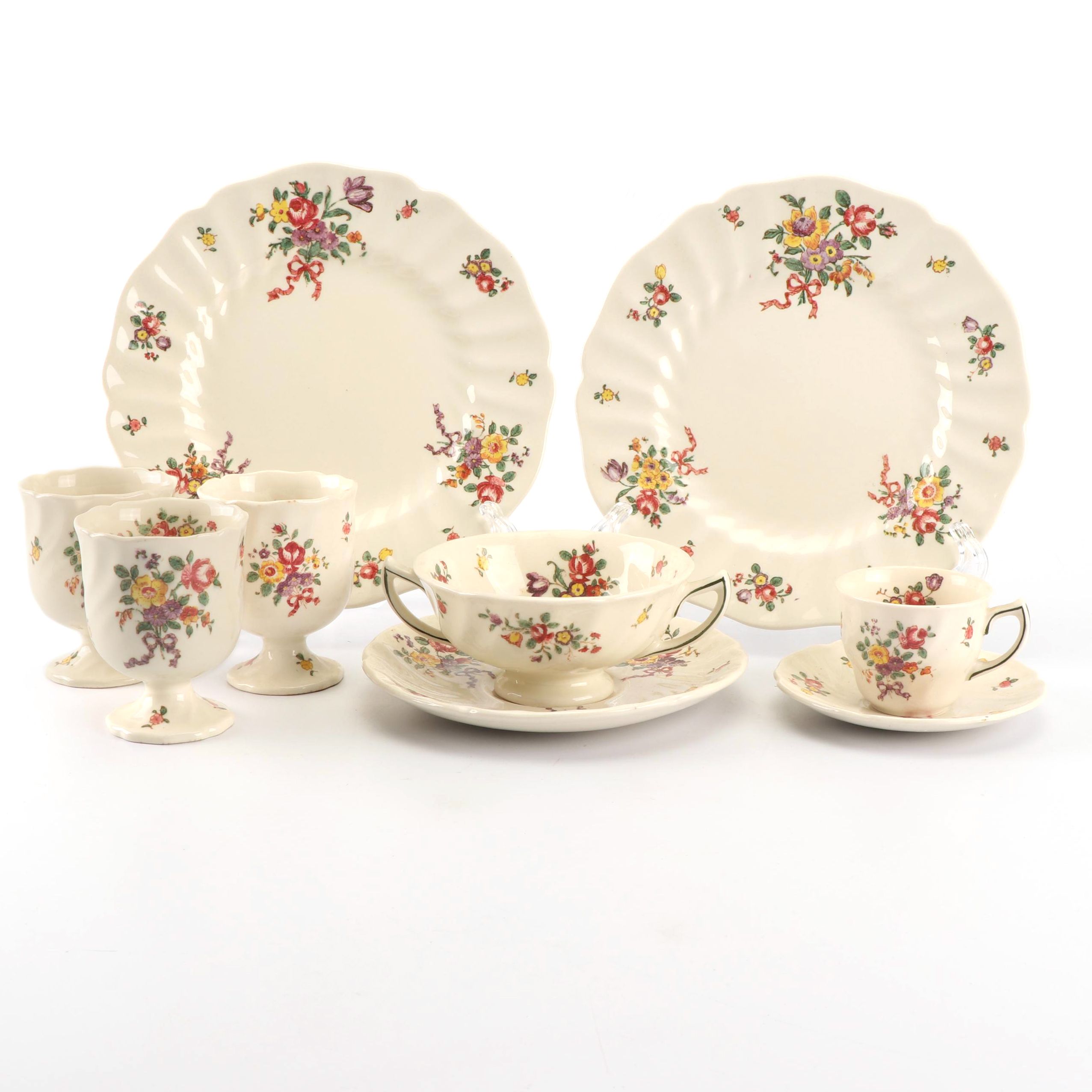 Royal Doulton "Old Leeds Spray" Earthenware Dinnerware