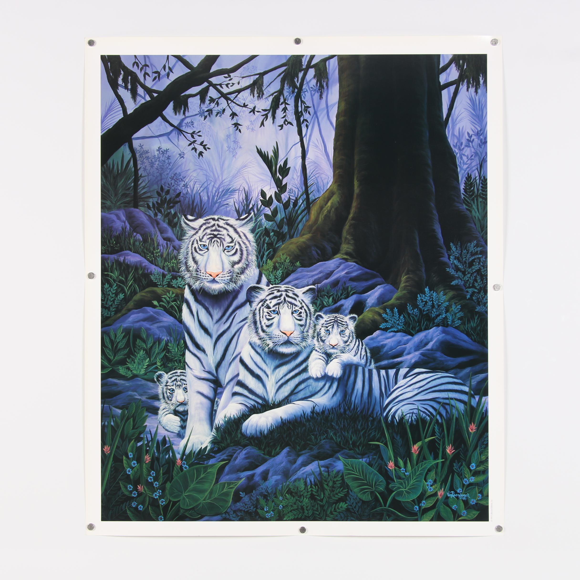 Offset Lithograph After Eric Van Raemdonck "Savage Grace"