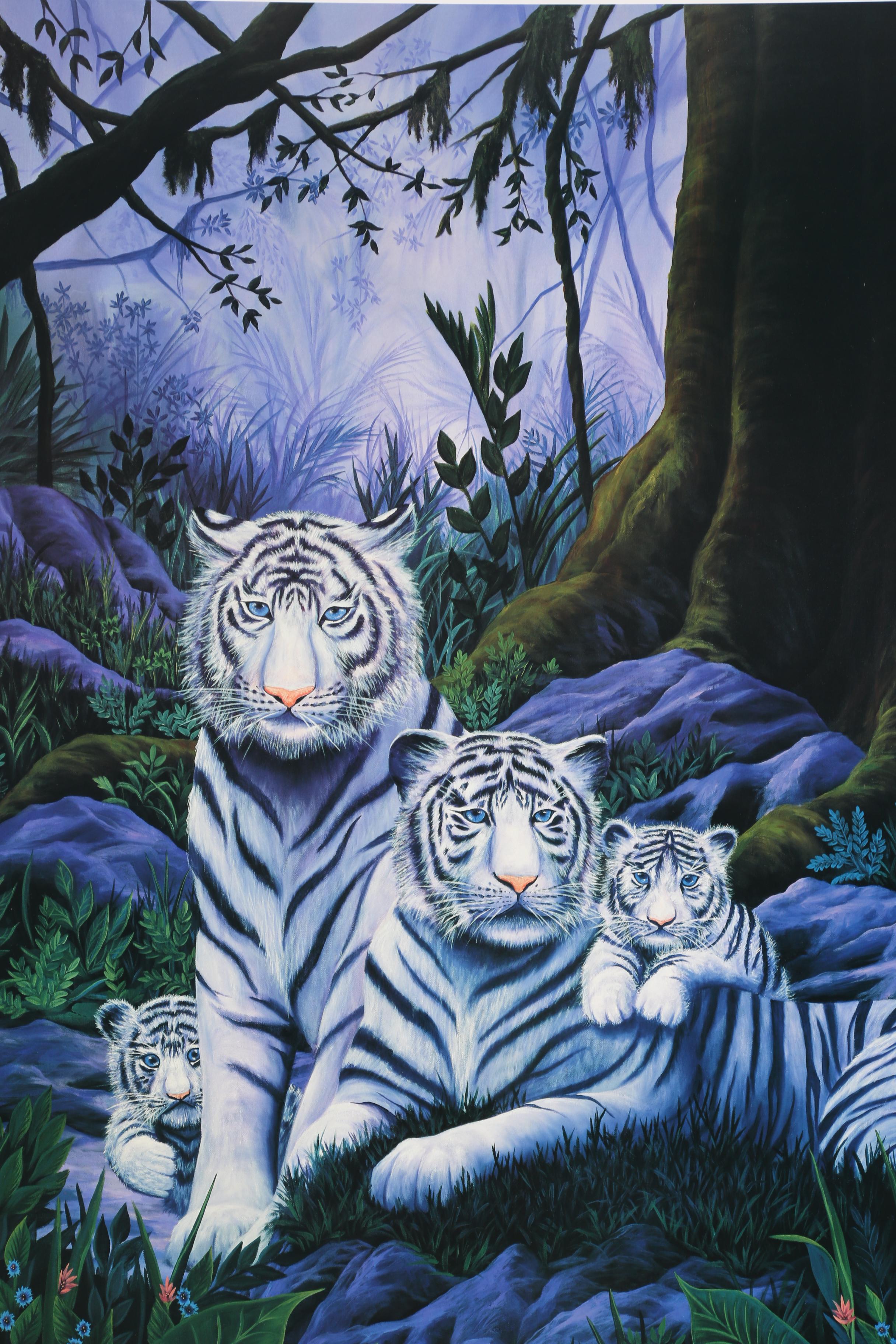 Offset Lithograph After Eric Van Raemdonck "Savage Grace"