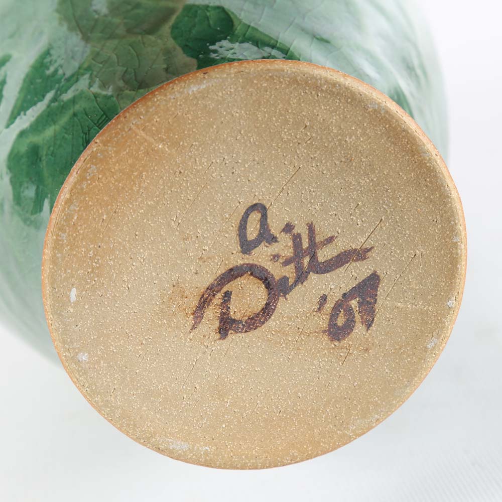 Allan Ditton Pottery Wheel Thrown Stoneware Vases