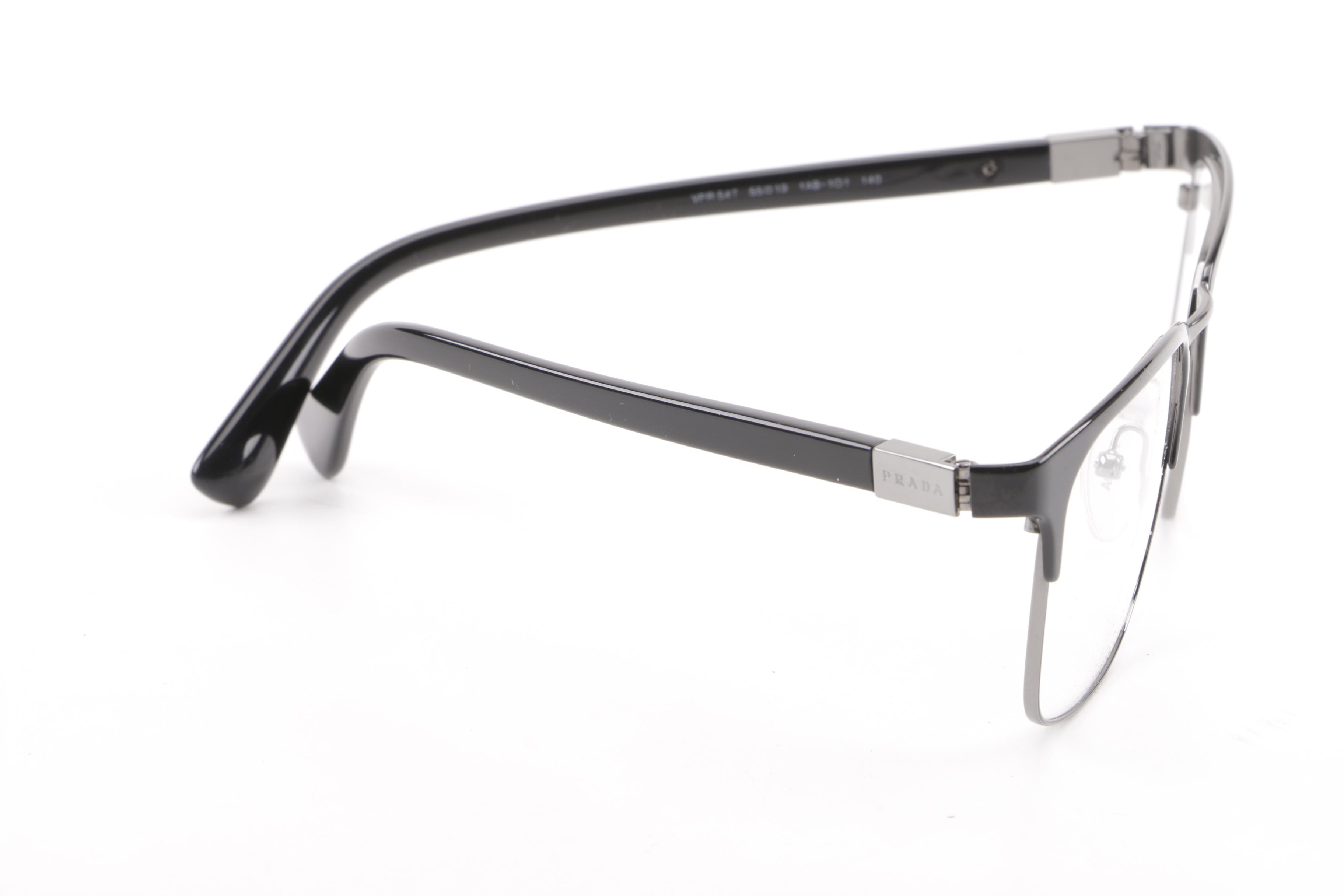 Prada VPR 54T Browline Eyeglasses with Case