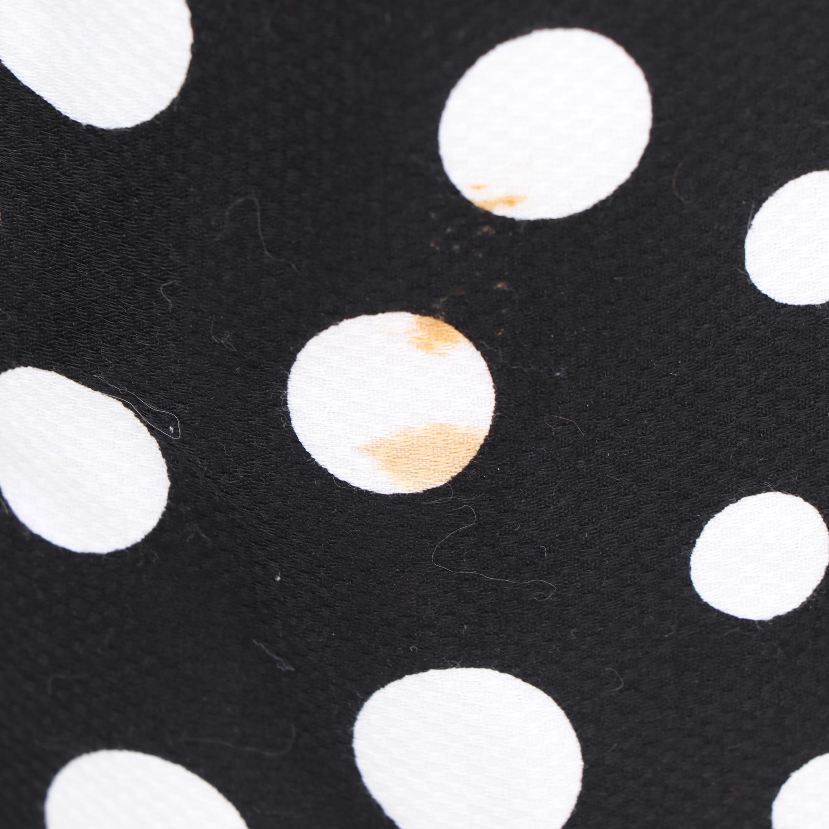 Women's Vintage Ricki Freeman for Teri Jon Black and White Polka Dot Skirt Suit