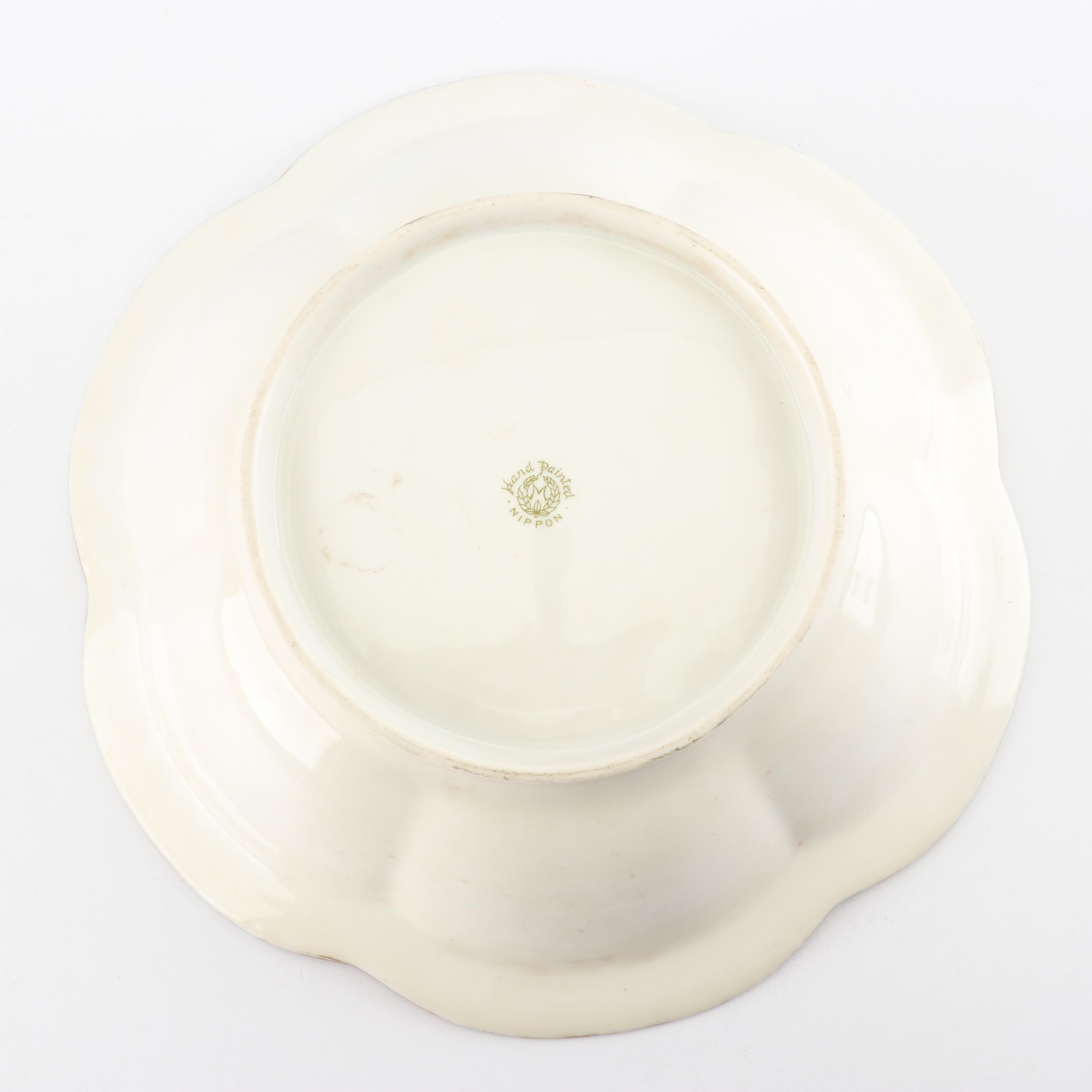 Noritake Nippon Hand-Painted Porcelain Bowl