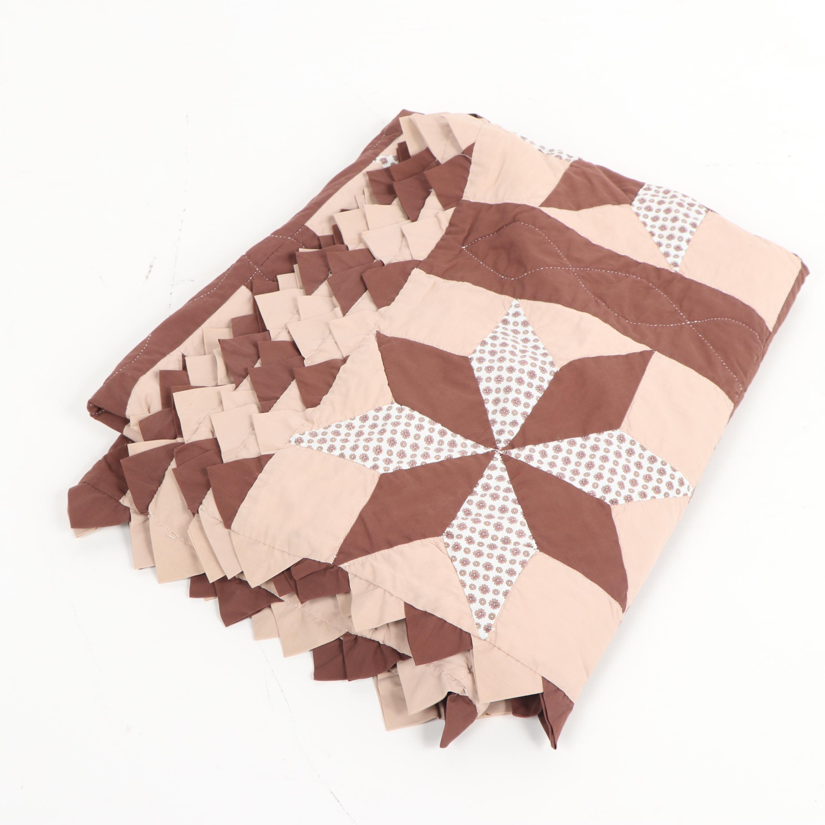 Handmade "Pinwheel Star" Quilt