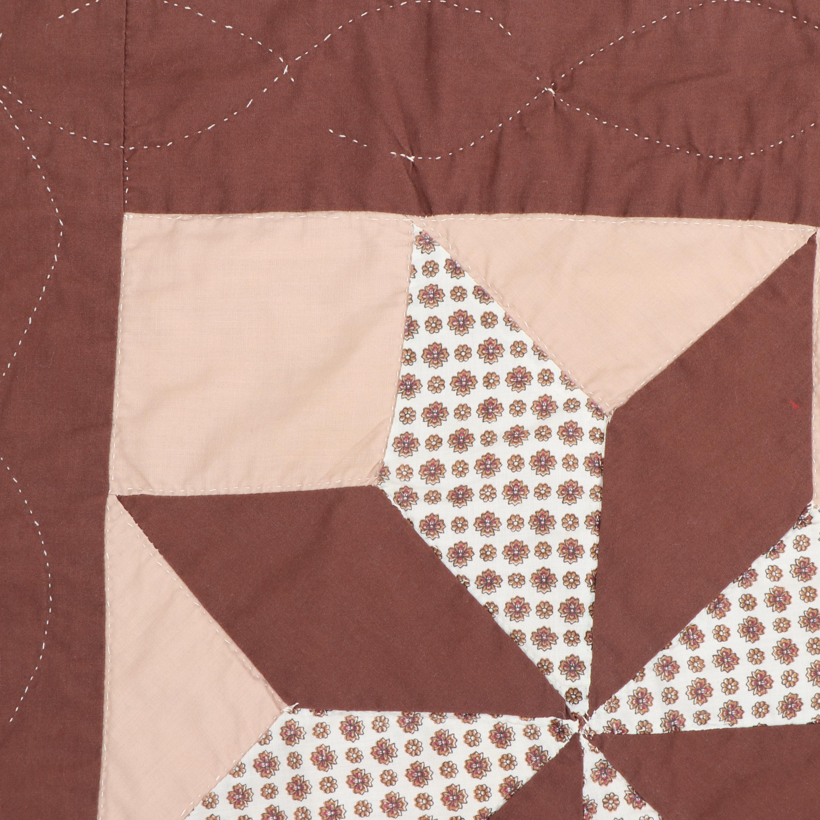 Handmade "Pinwheel Star" Quilt
