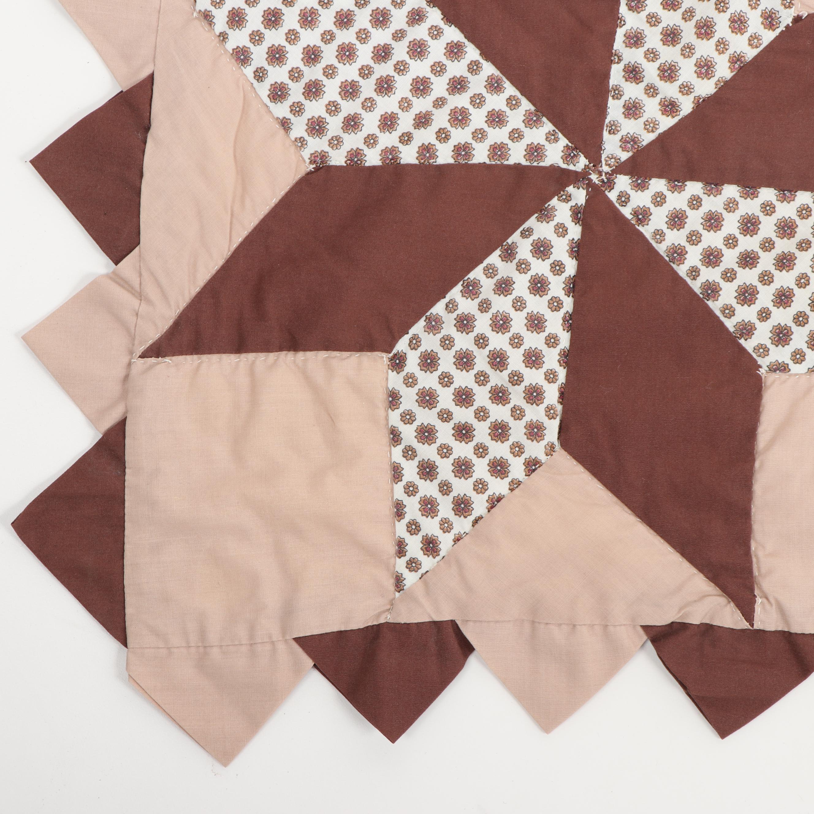 Handmade "Pinwheel Star" Quilt