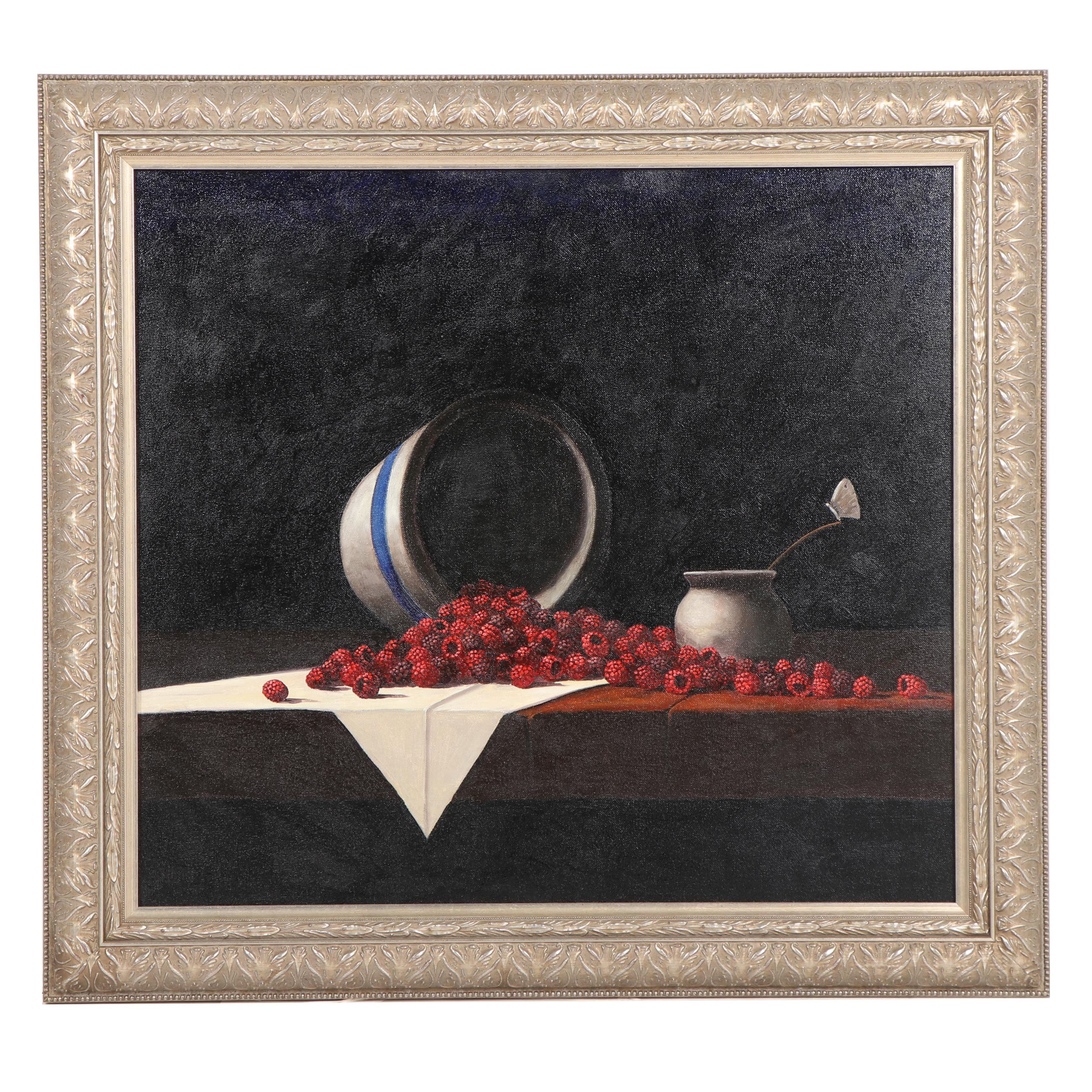 20th Century Still Life Oil Painting