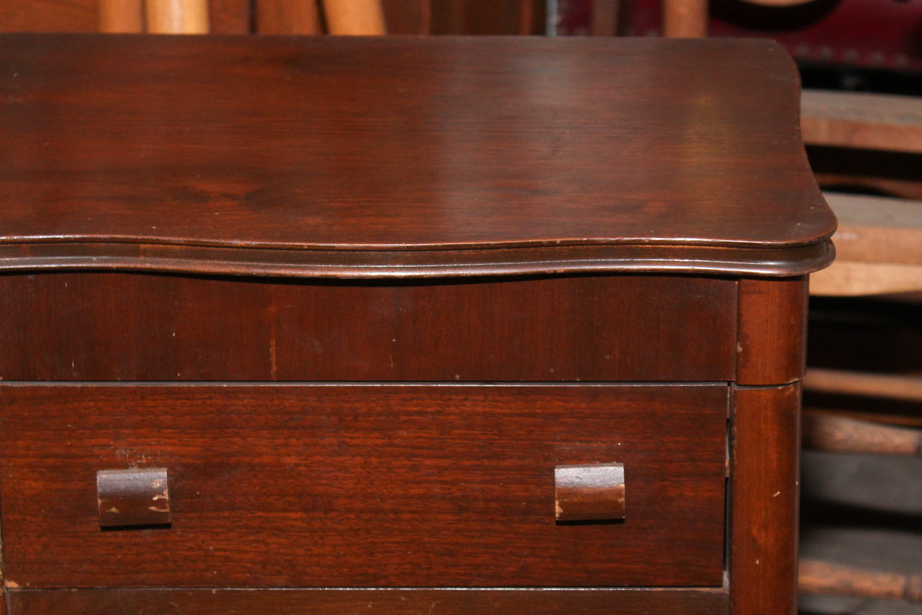 Mahogany "Perfect Sewing Cabinet" by Caswell-Runyan Co.