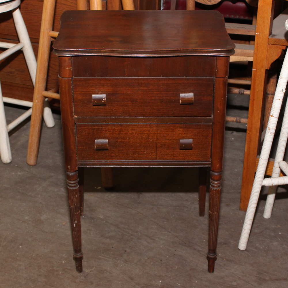 Mahogany "Perfect Sewing Cabinet" by Caswell-Runyan Co.