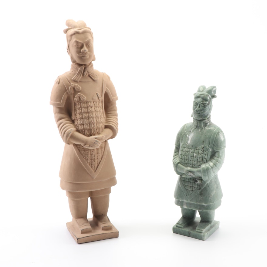 Replica Terracotta Warrior Clay and Stone Figurines
