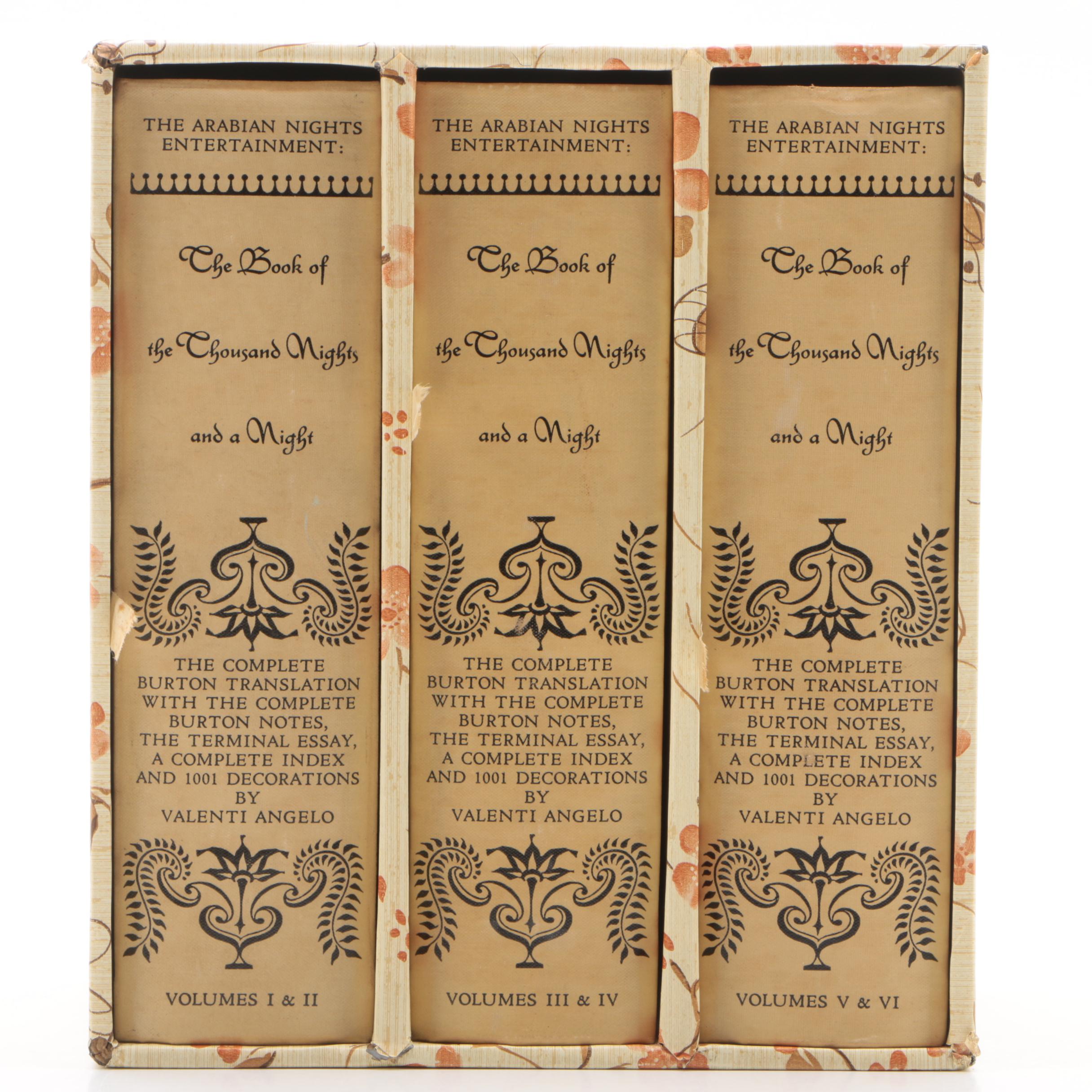 1934 Burton Translation "The Book of the Thousand Nights and a Night"