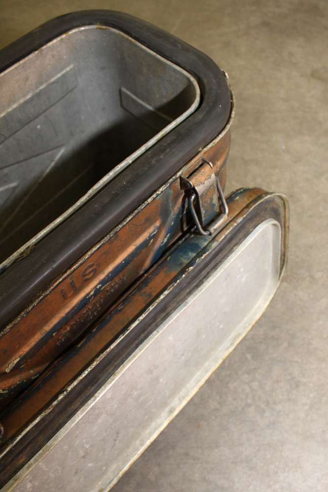 1965 U.S. Military Metal Hot/Cold Food Container