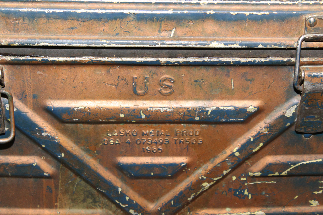 1965 U.S. Military Metal Hot/Cold Food Container