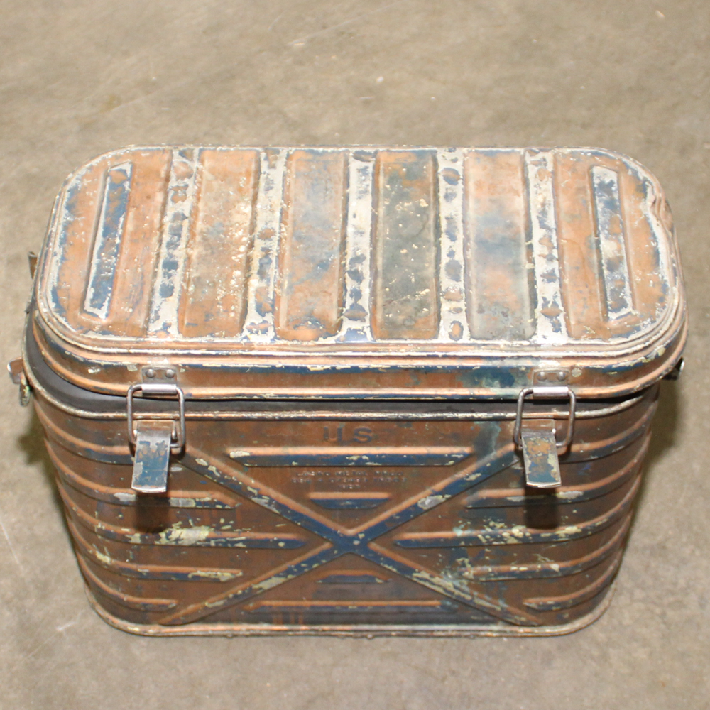 1965 U.S. Military Metal Hot/Cold Food Container