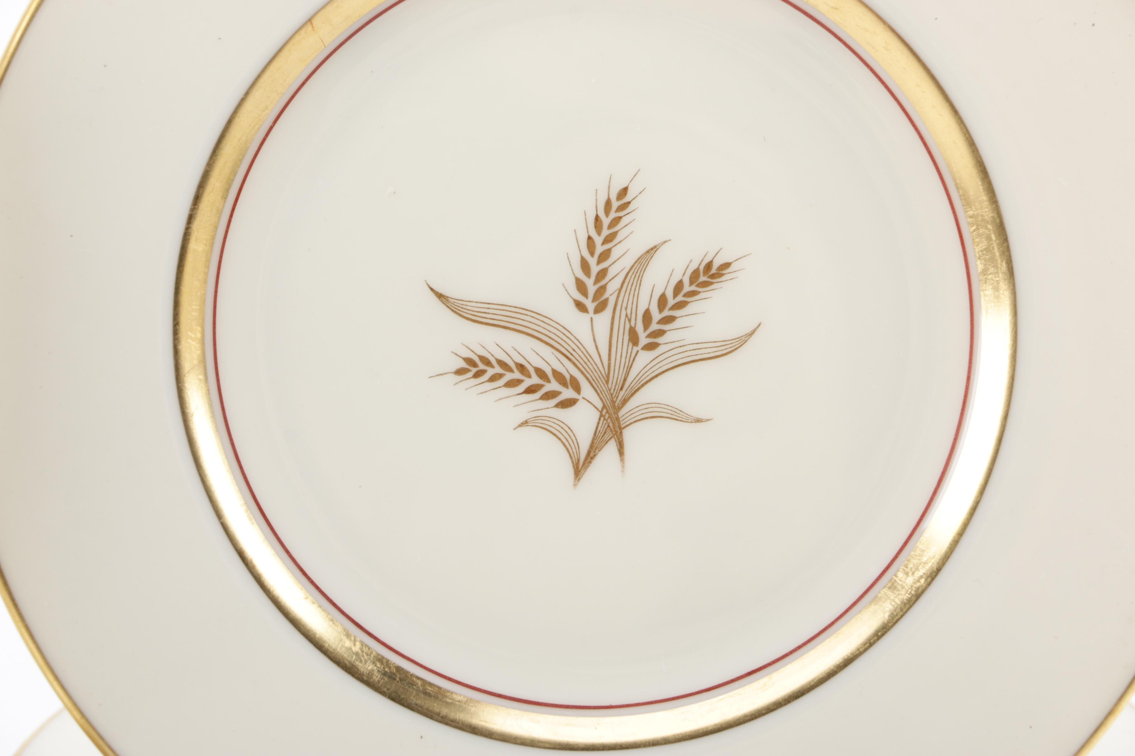 Mid Century Lenox "Westfield" Porcelain Dinnerware and Coffee Pot