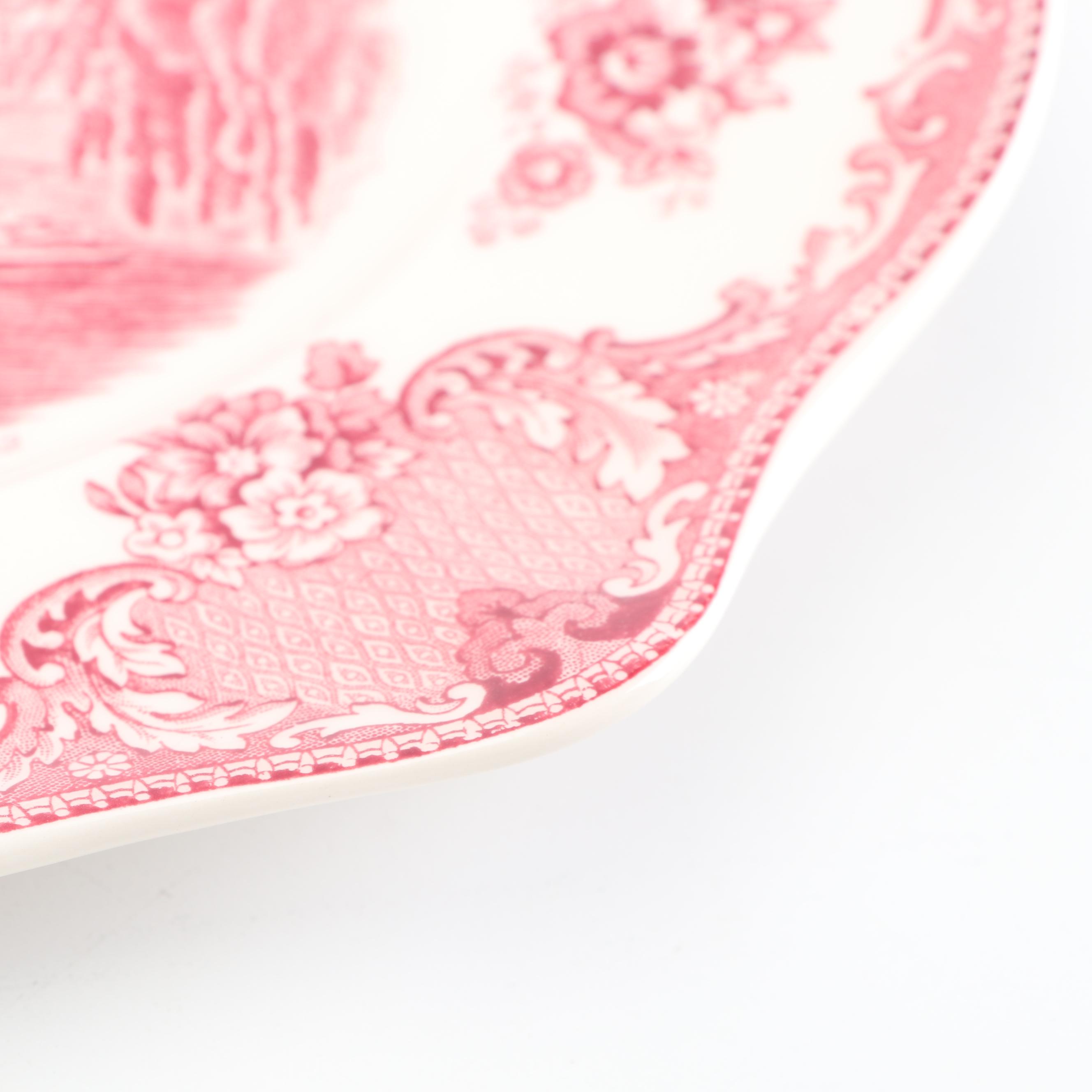 Johnson Brothers "Old Britain Castles" Pink Dinnerware