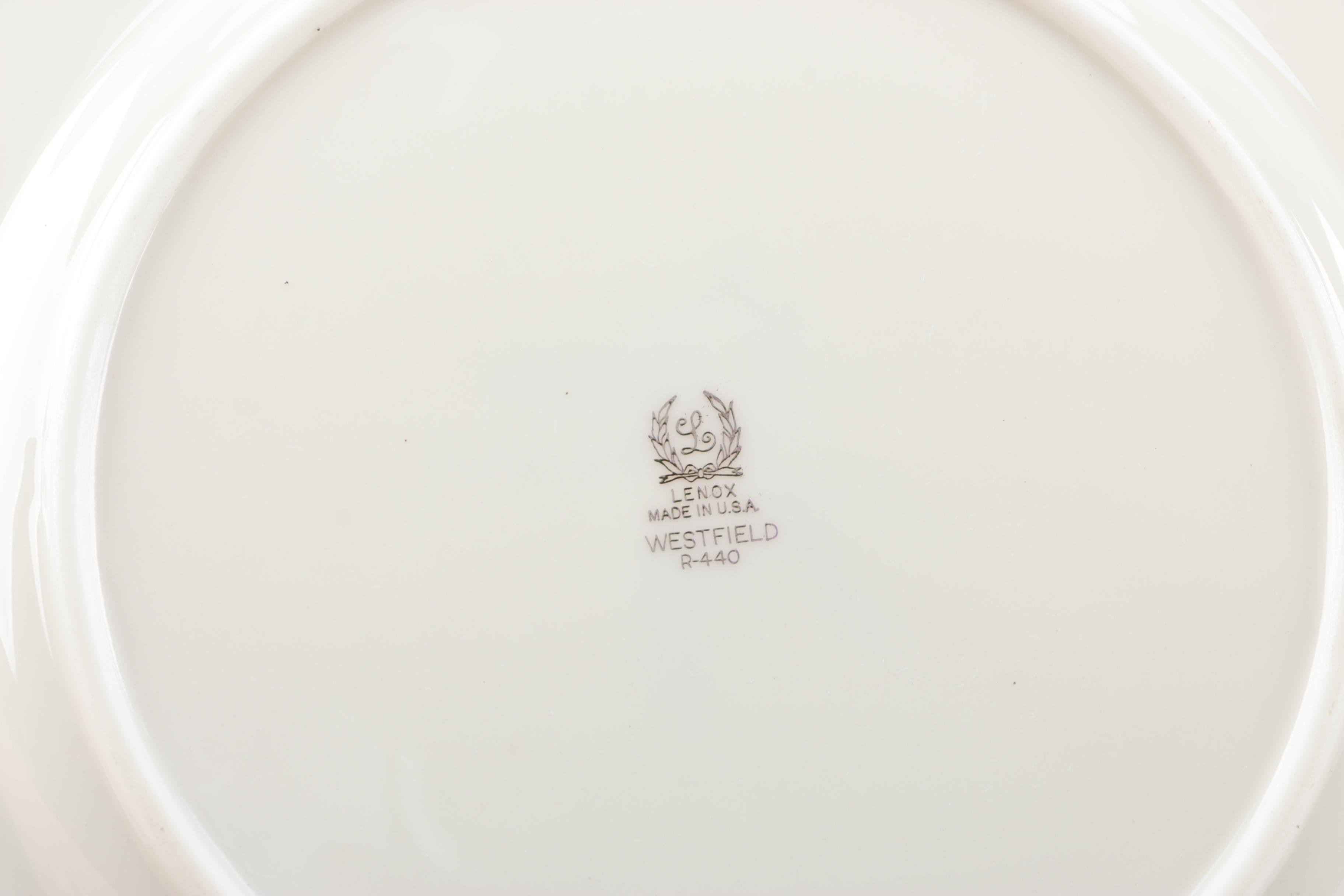 Mid Century Lenox "Westfield" Porcelain Dinnerware and Coffee Pot