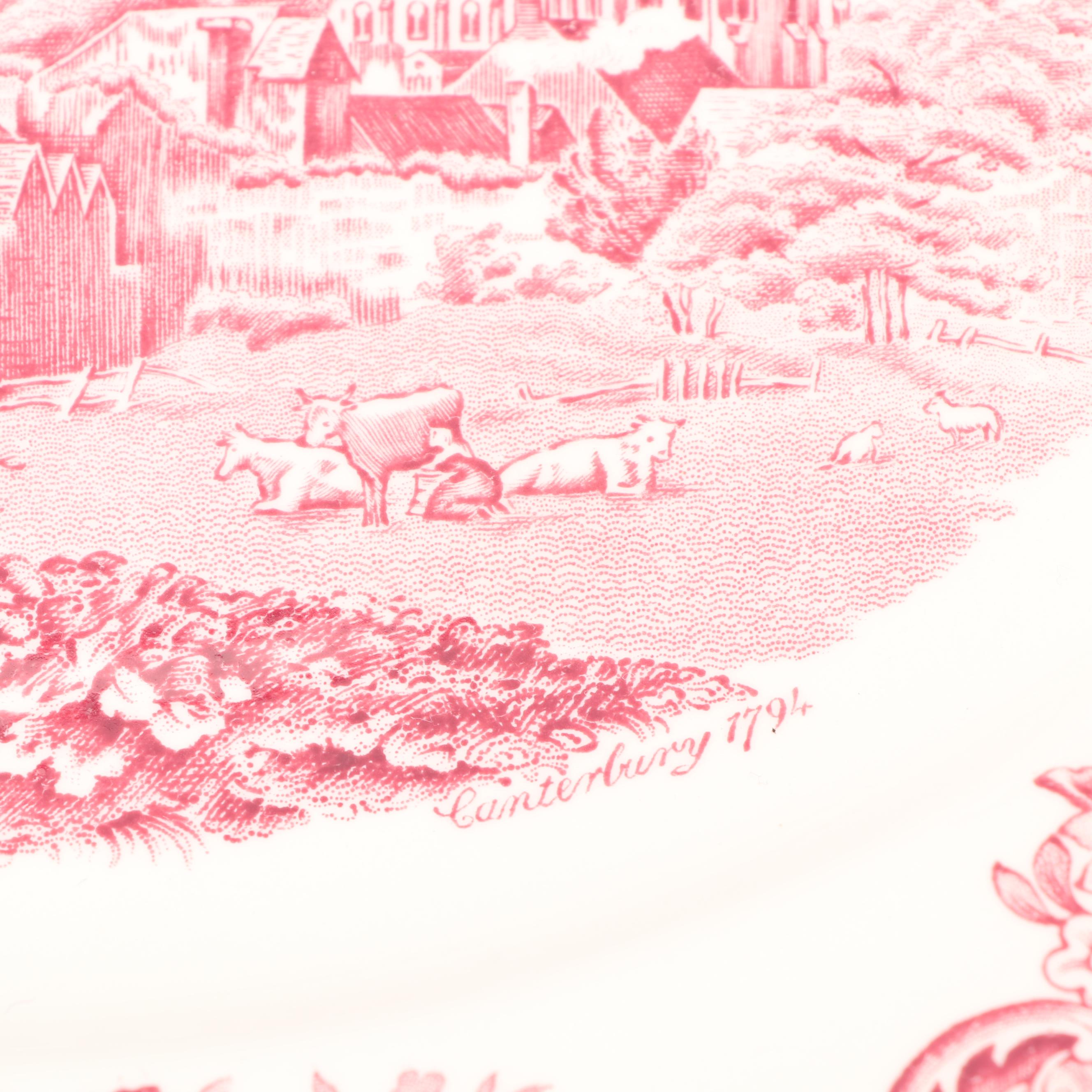 Johnson Brothers "Old Britain Castles" Pink Dinnerware