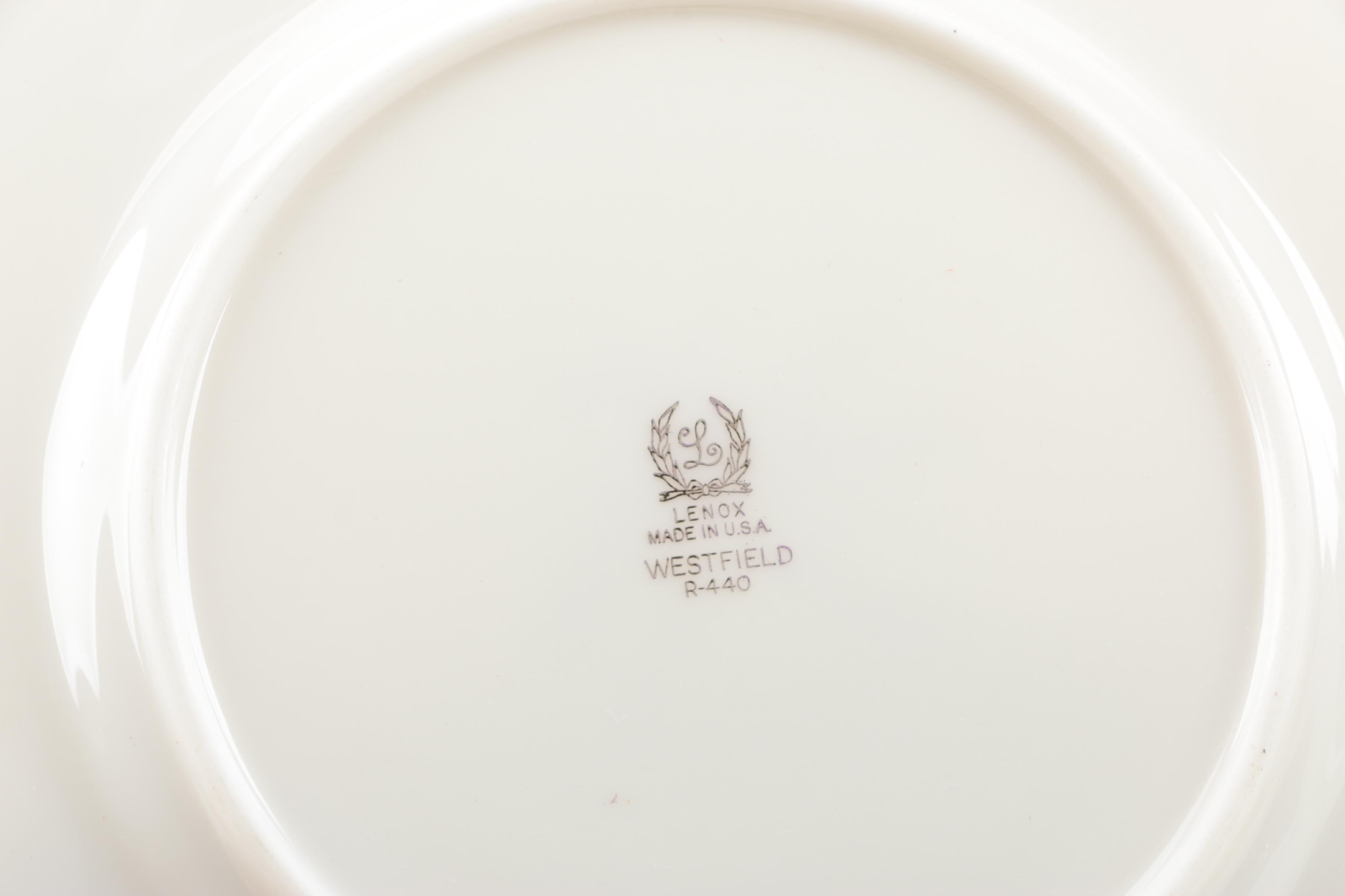 Mid Century Lenox "Westfield" Porcelain Dinnerware and Coffee Pot