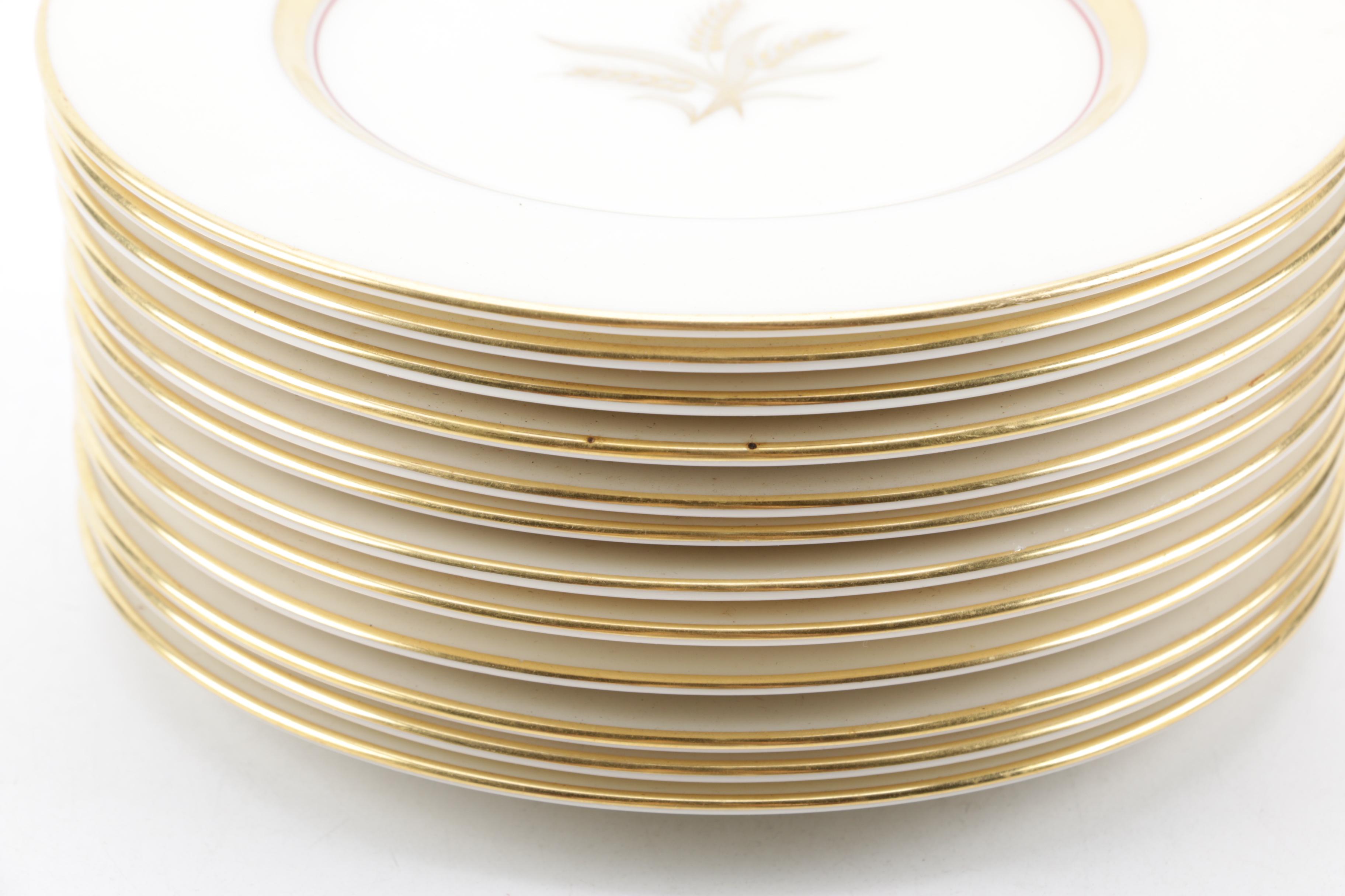 Mid Century Lenox "Westfield" Porcelain Dinnerware and Coffee Pot