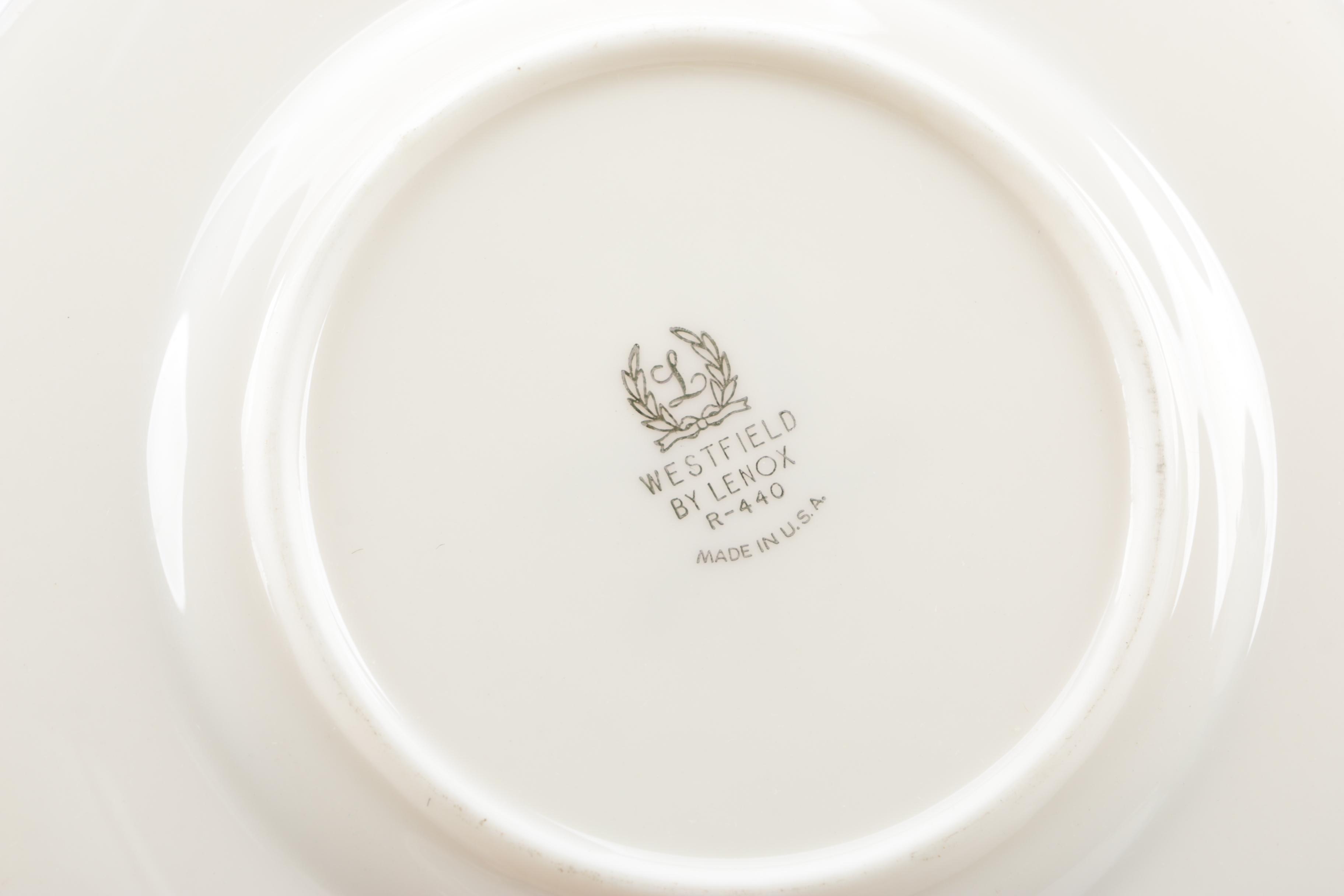 Mid Century Lenox "Westfield" Porcelain Dinnerware and Coffee Pot