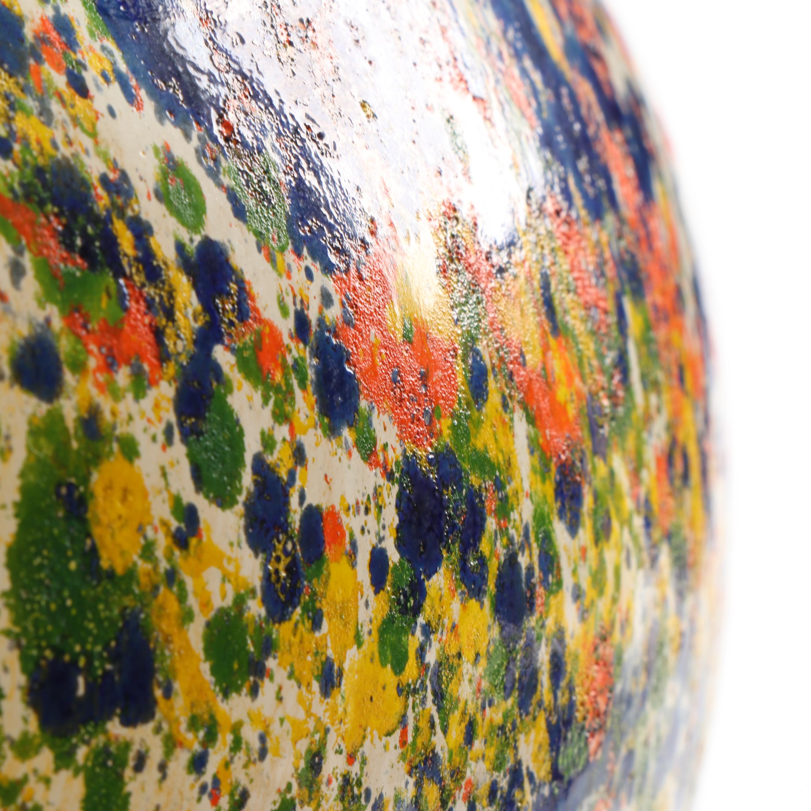Jean-Claude Novaro Hand-Blown Art Glass Vase