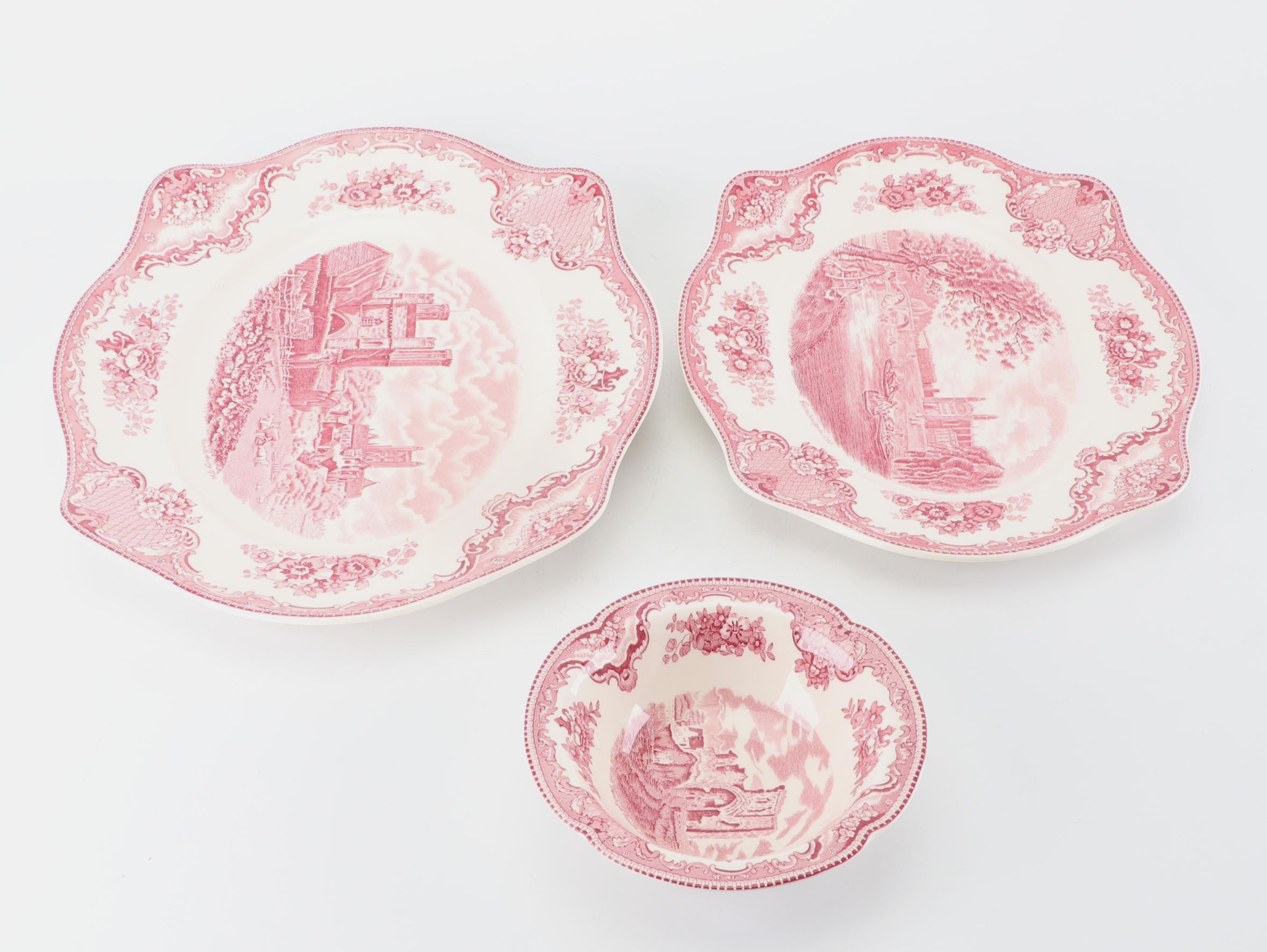 Johnson Brothers "Old Britain Castles" Pink Dinnerware