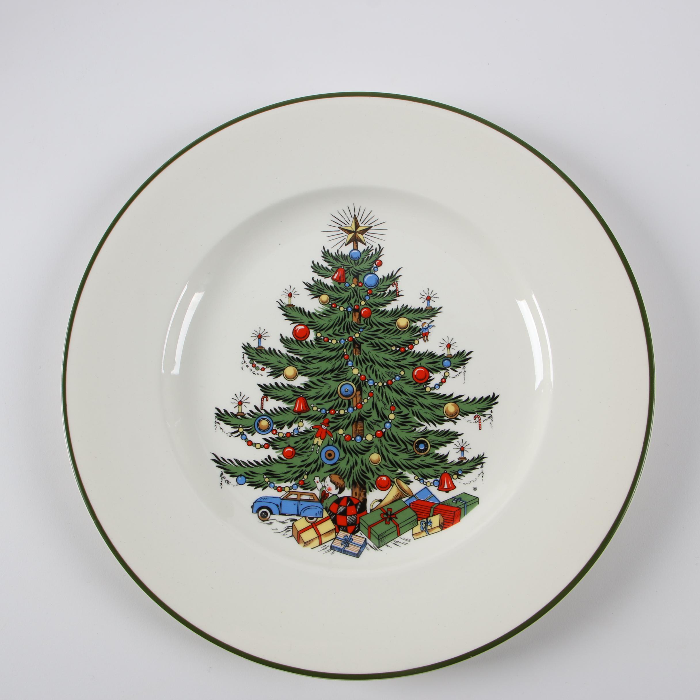 Cuthbertson "Christmas Tree" Ceramic and Glass Dinnerware